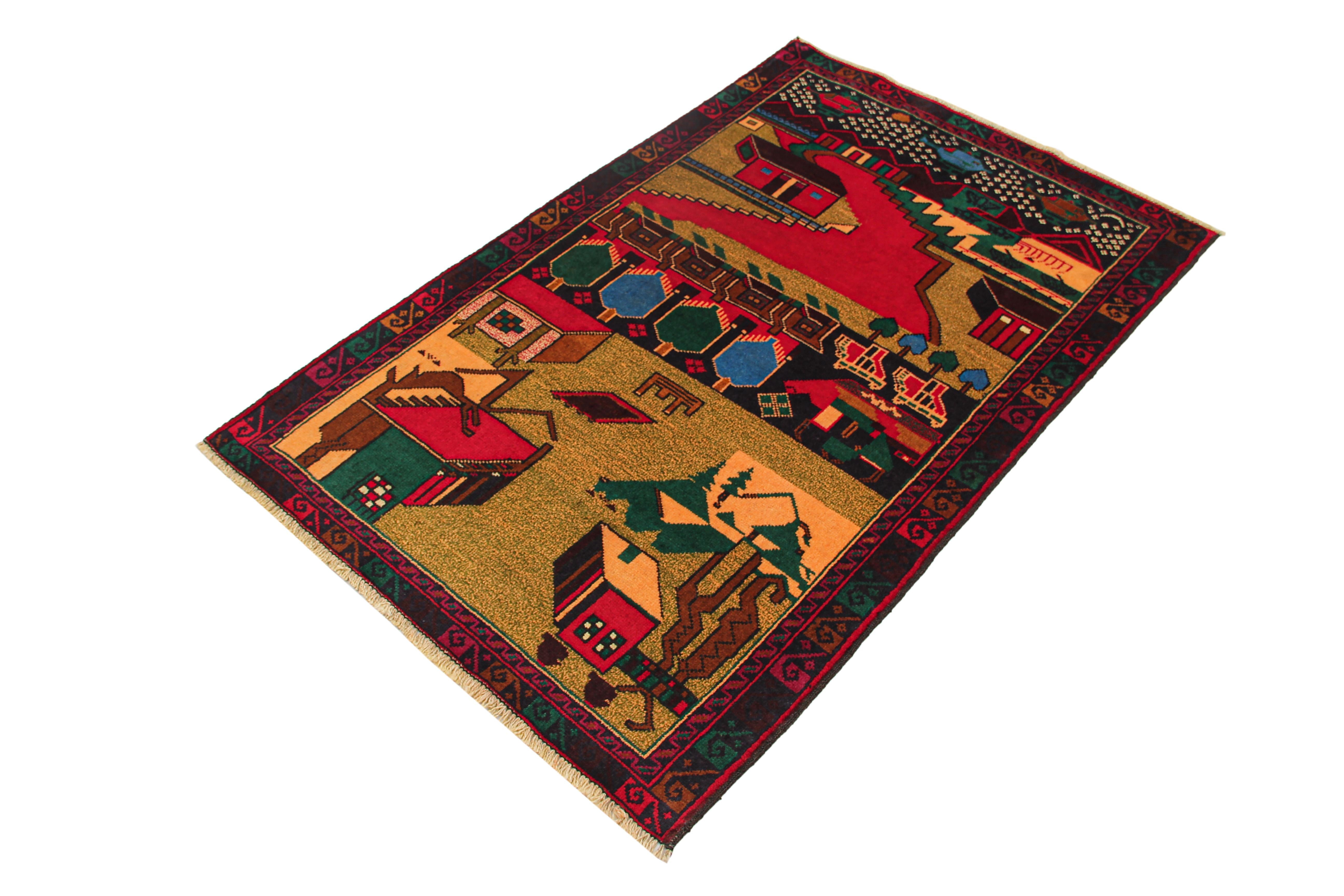 Handmade Adraskan Baluchi Afghan Rug
