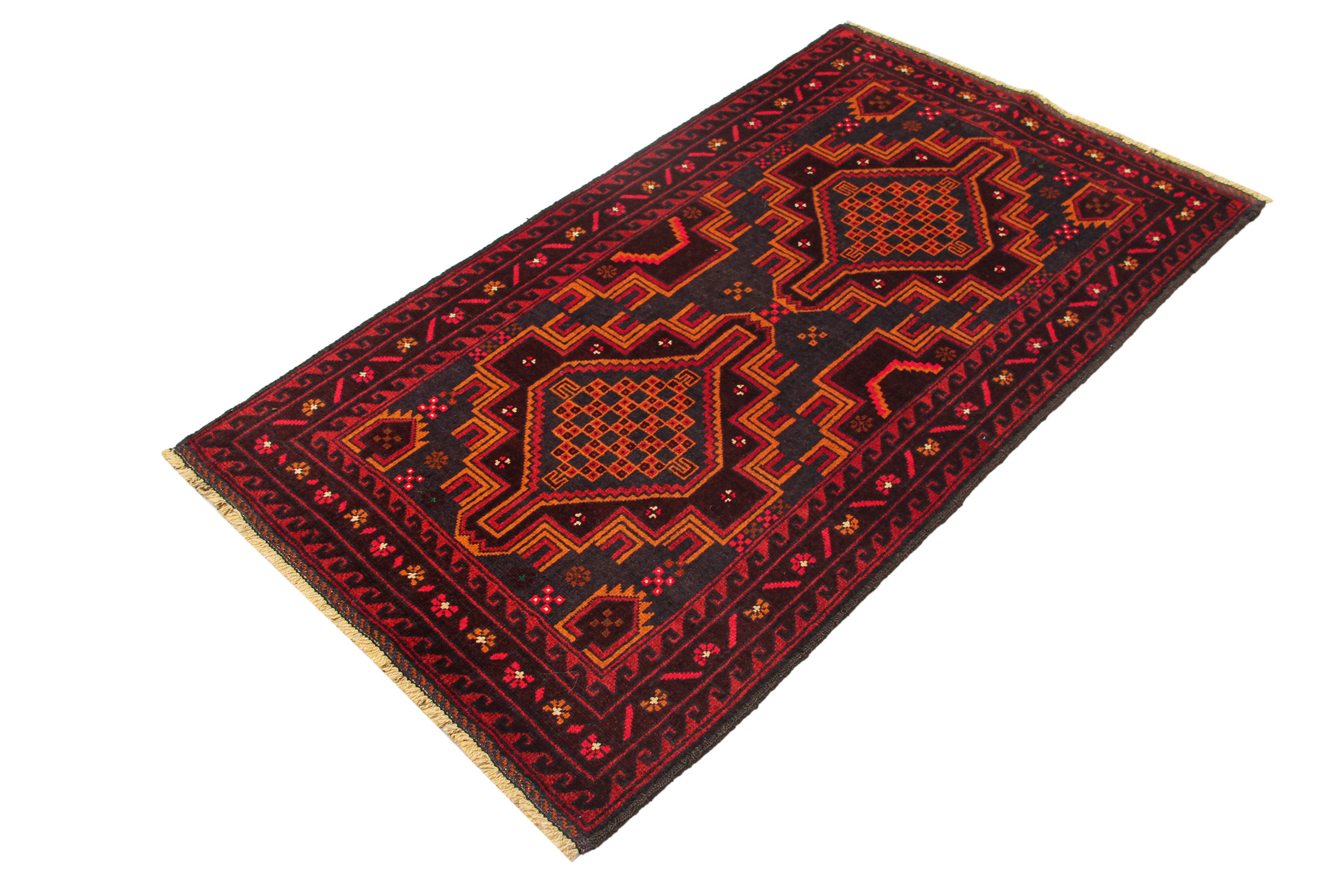 Handmade Adraskan Baluchi Afghan Rug