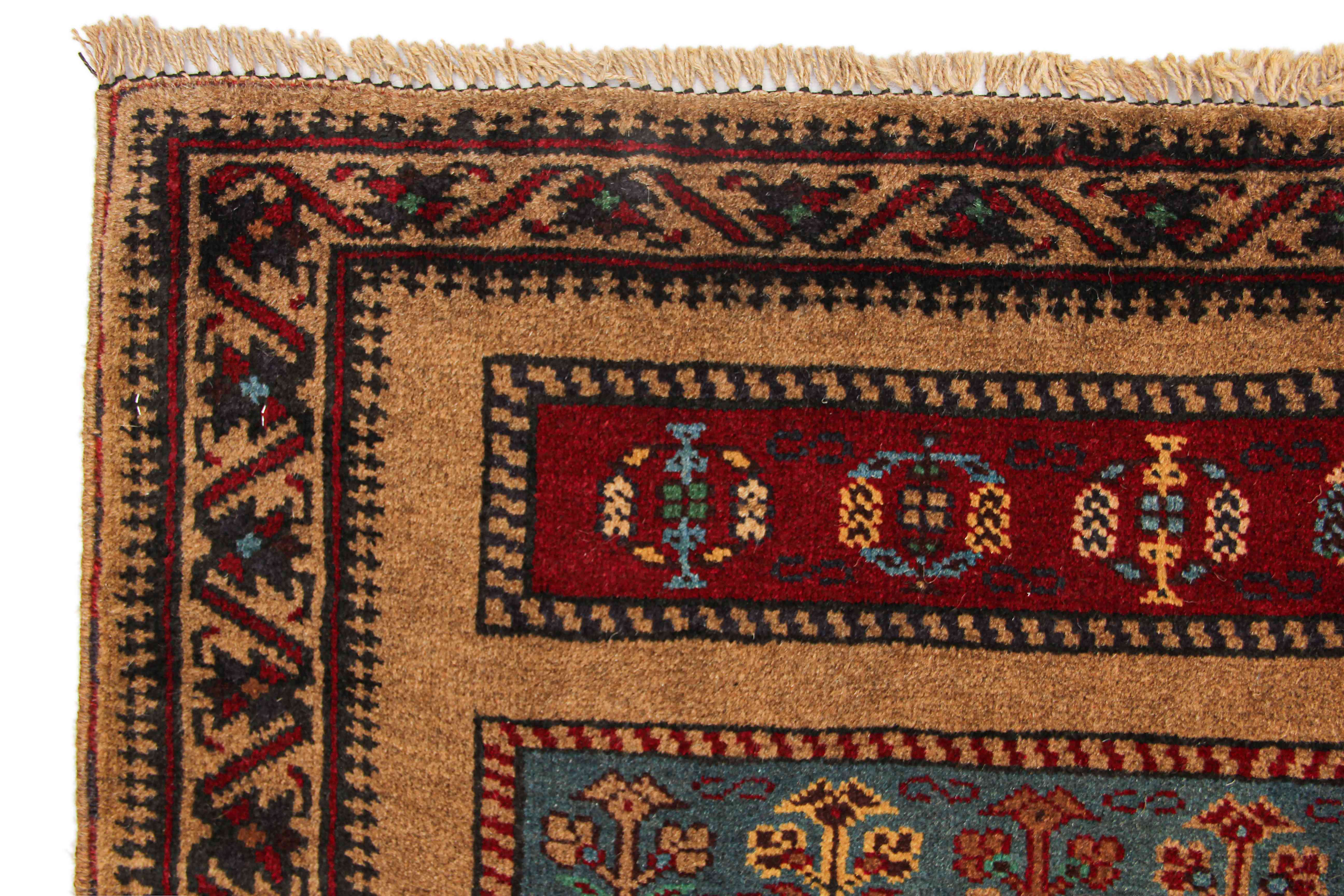 Handmade Adraskan Baluchi Afghan Rug