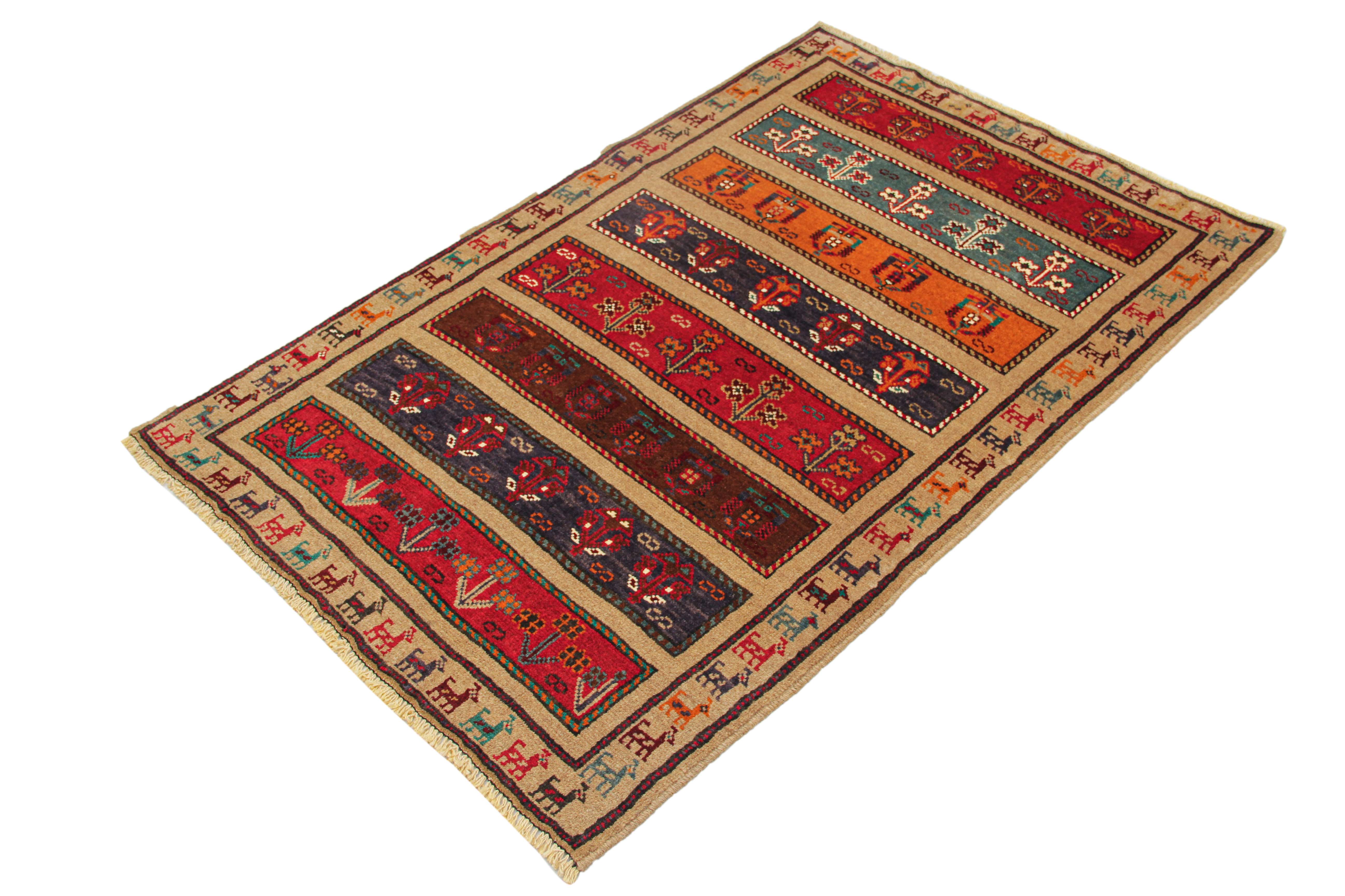 Handmade Adraskan Baluchi Afghan Rug