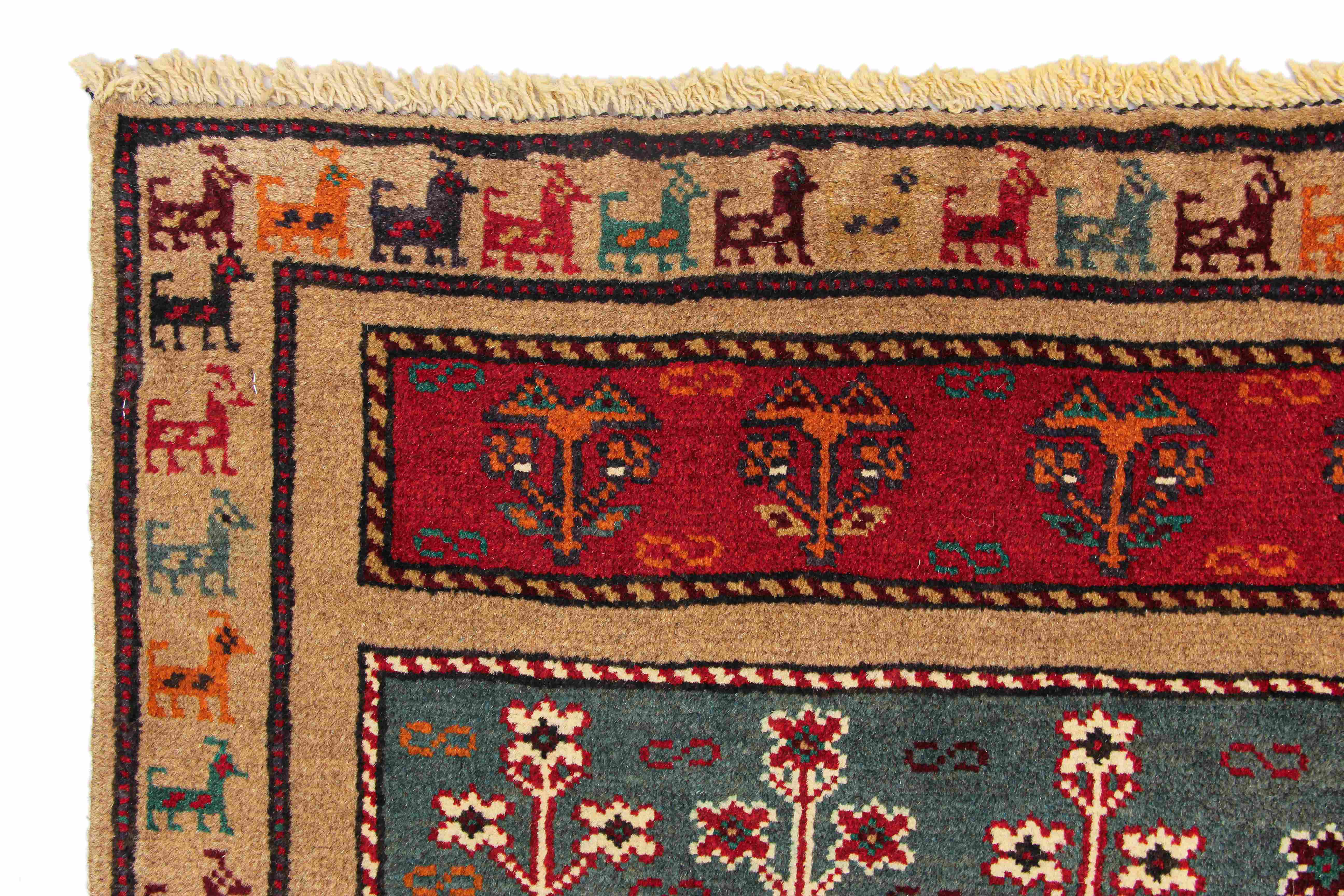Handmade Adraskan Baluchi Afghan Rug