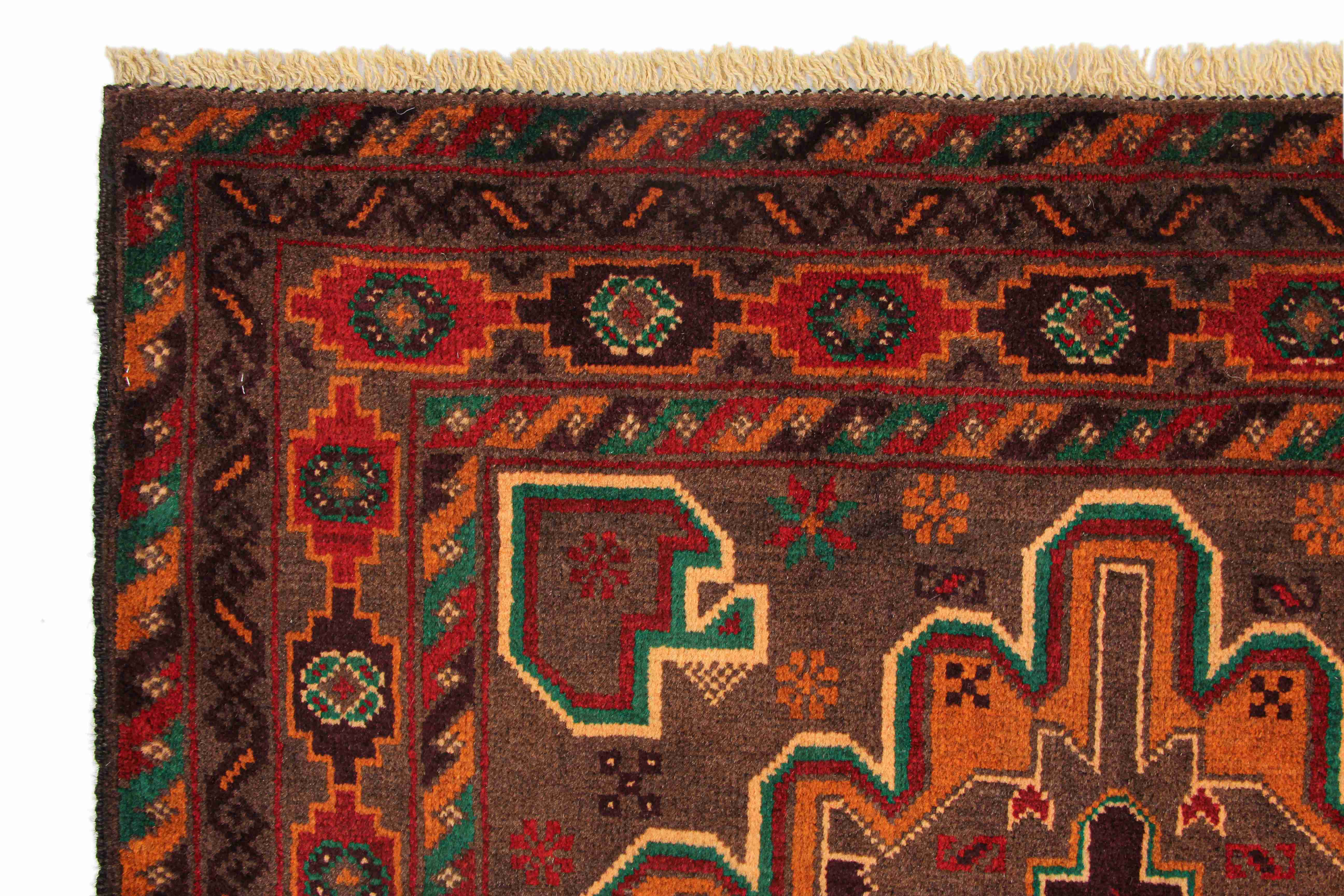 Handmade Adraskan Baluchi Afghan Rug
