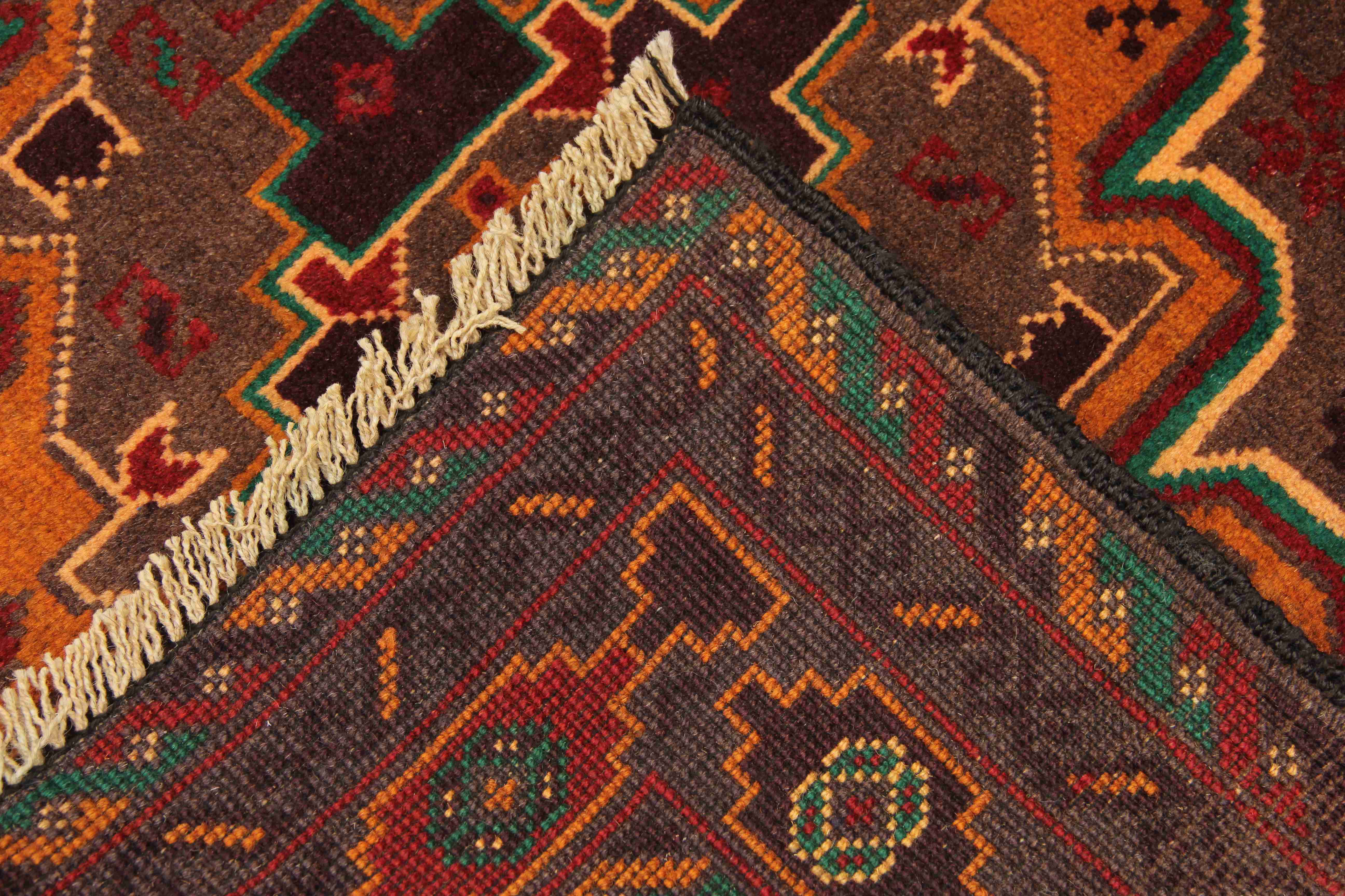 Handmade Adraskan Baluchi Afghan Rug