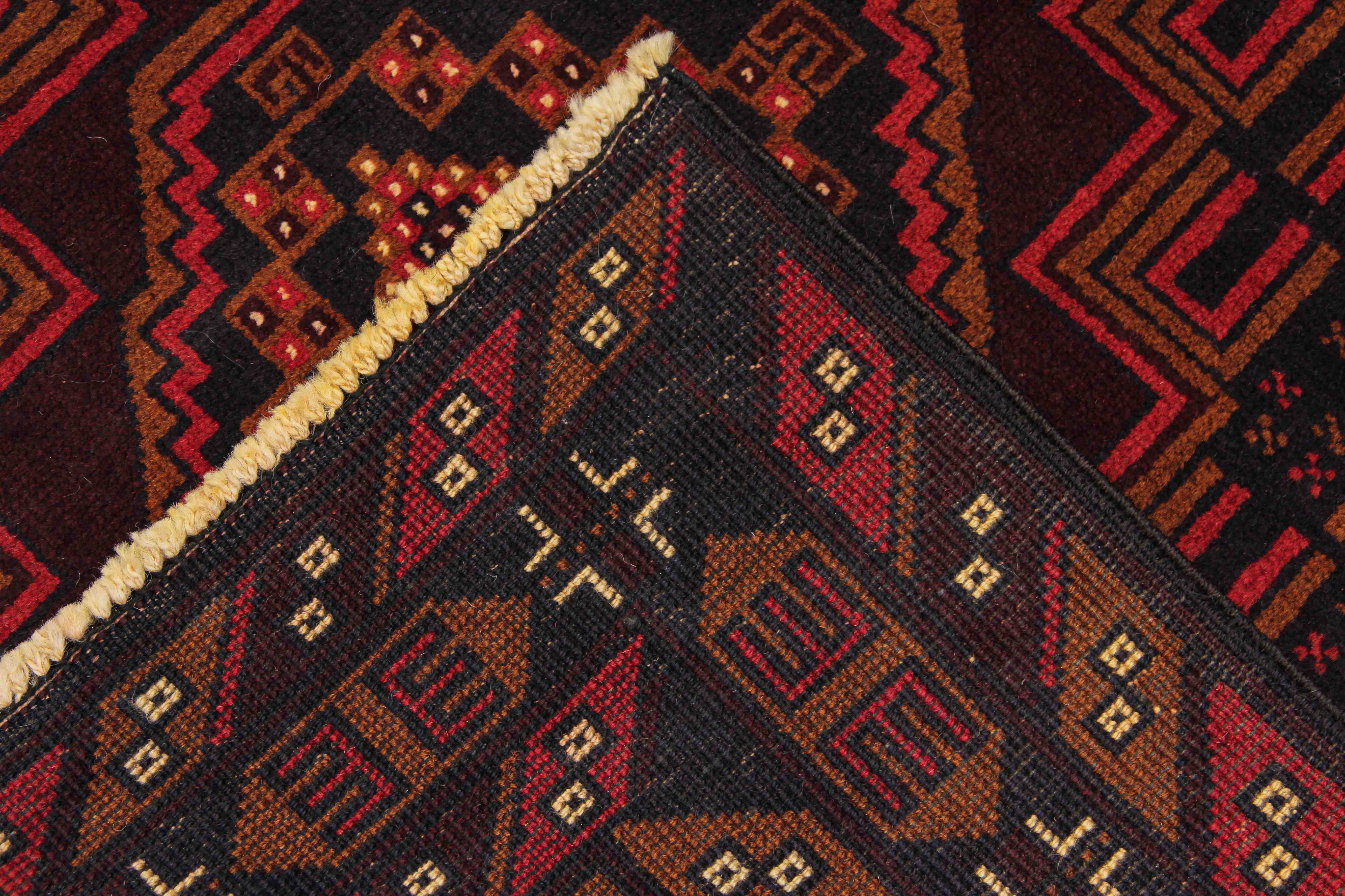 Handmade Adraskan Baluchi Afghan Rug