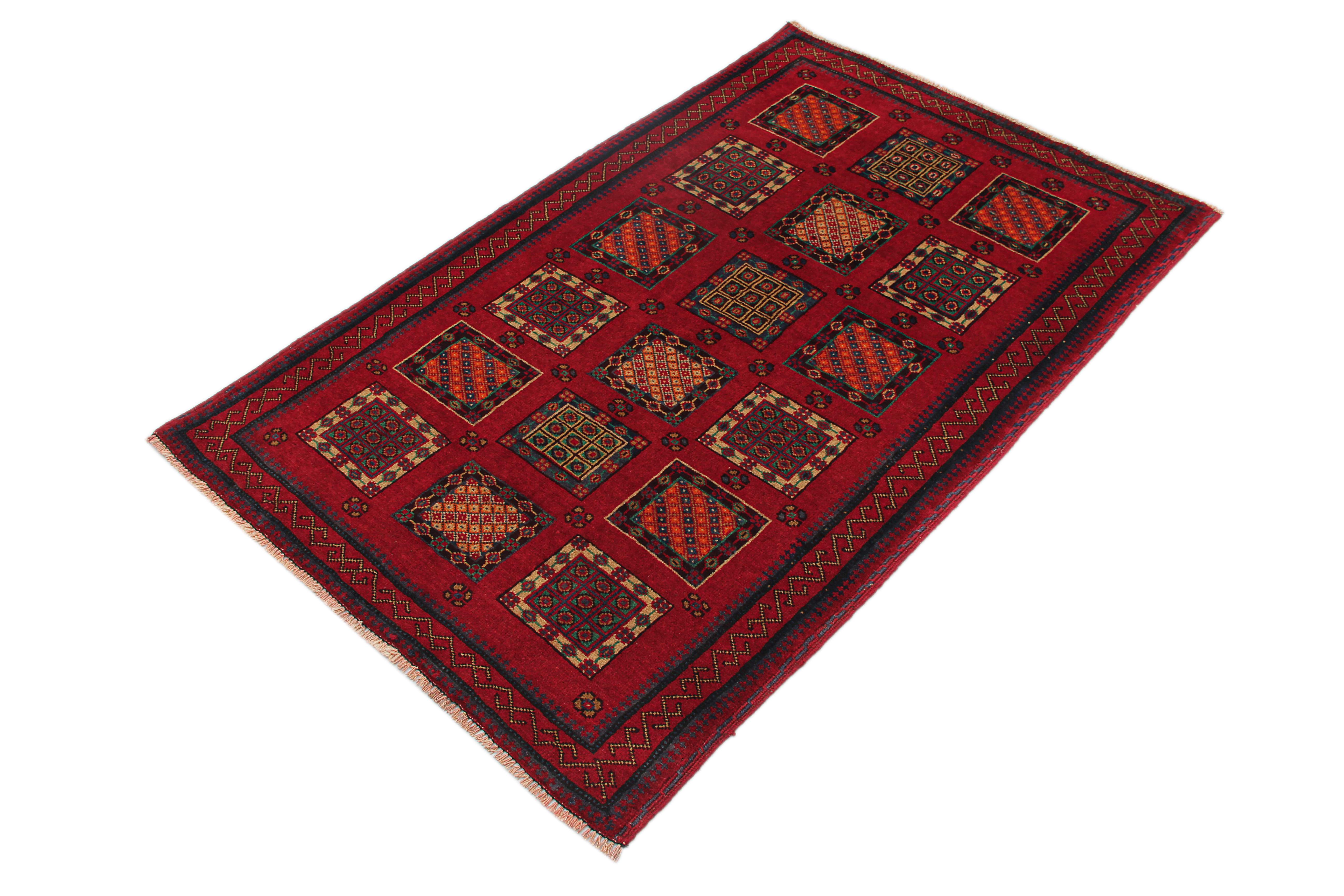 Handmade Adraskan Baluchi Afghan Rug