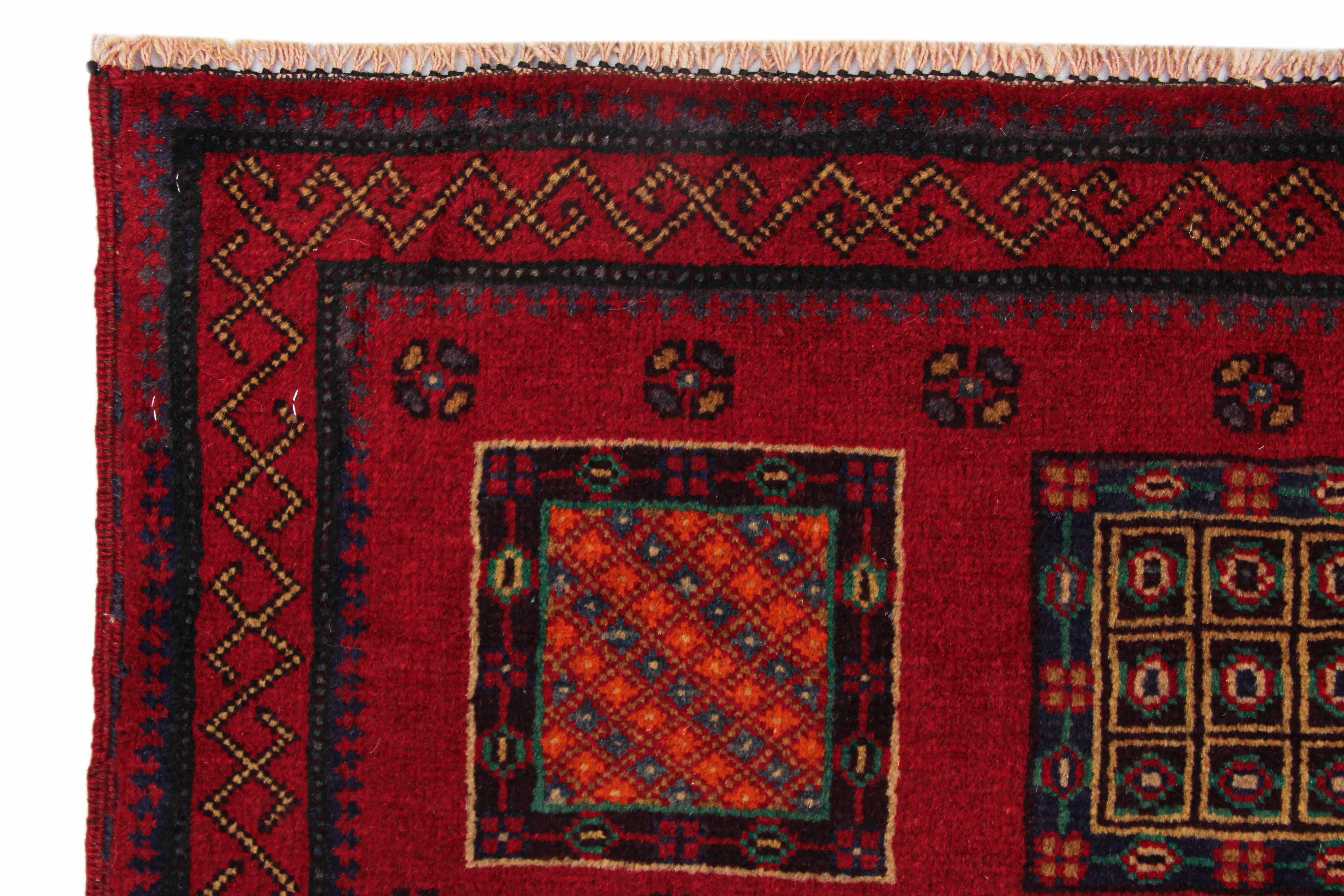 Handmade Adraskan Baluchi Afghan Rug