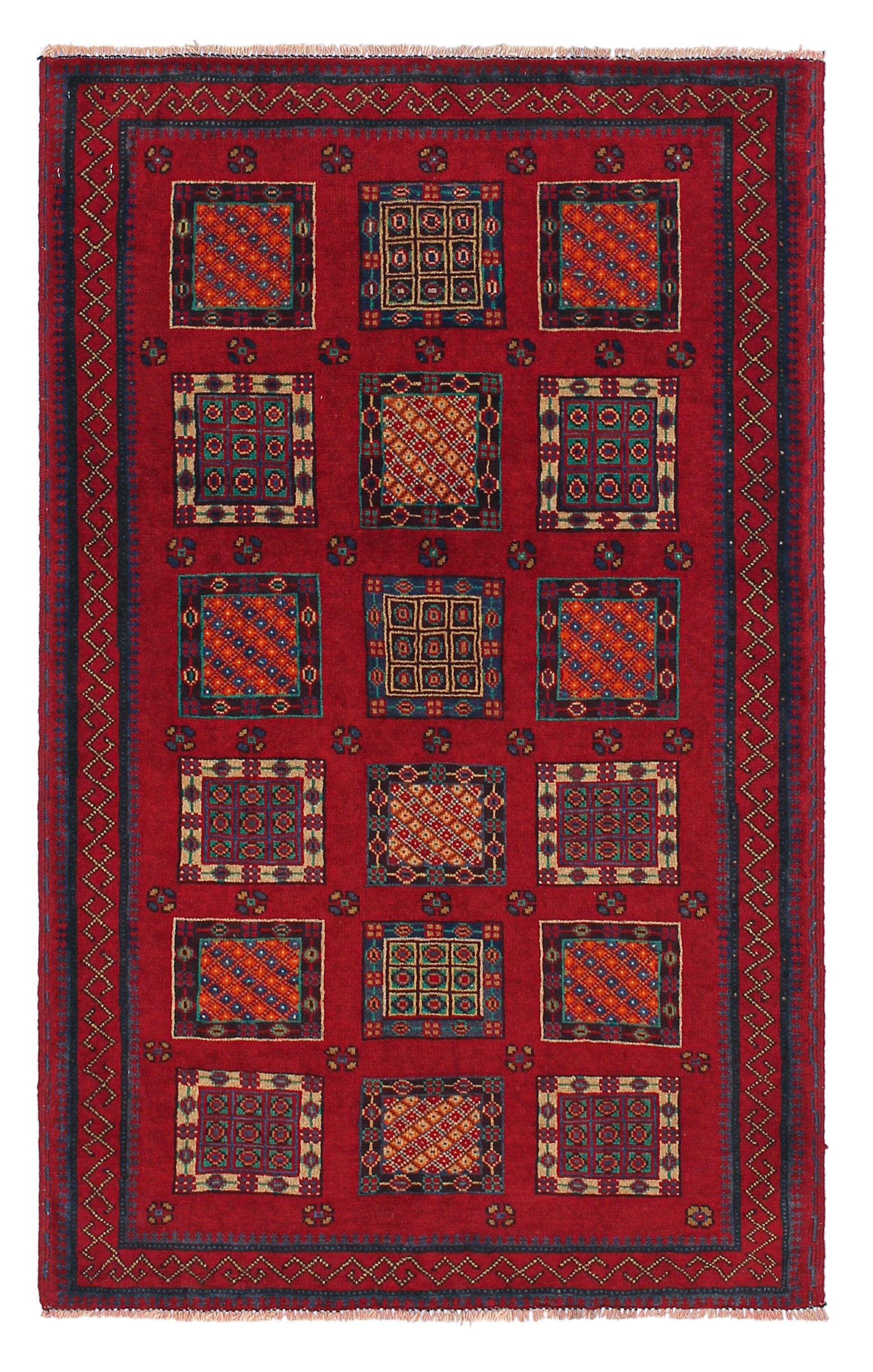 Handmade Adraskan Baluchi Afghan Rug