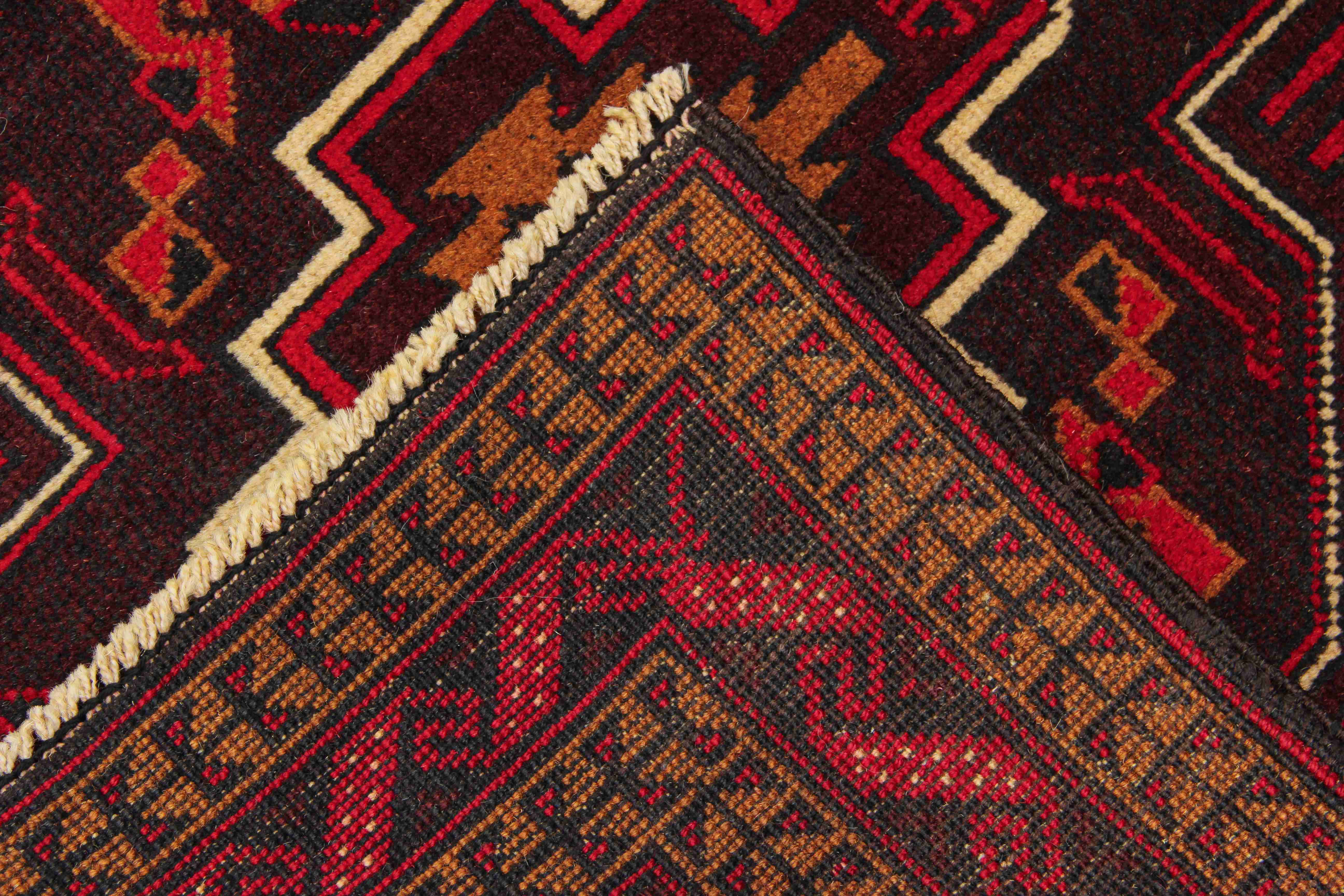 Handmade Adraskan Baluchi Afghan Rug