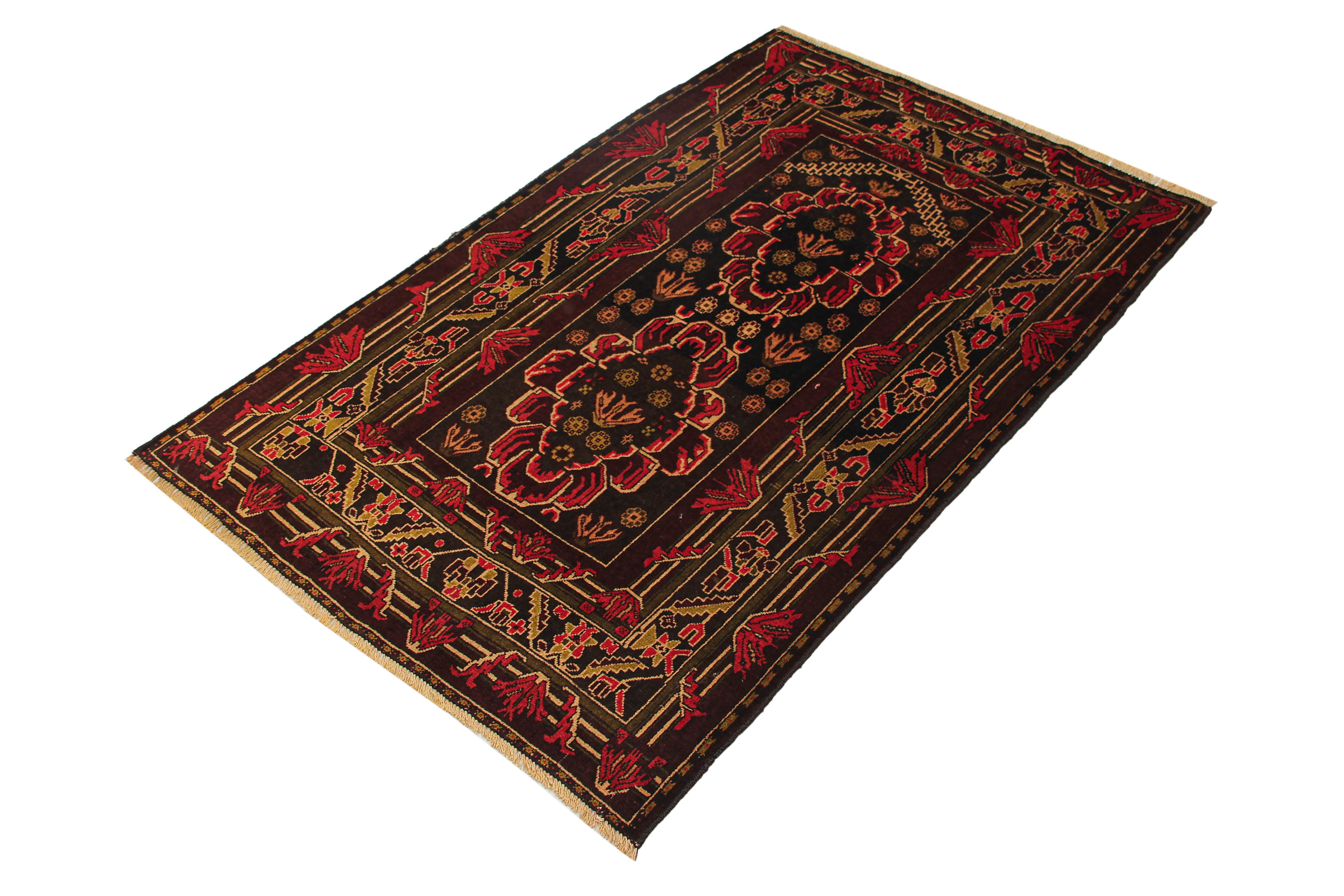 Handmade Adraskan Baluchi Afghan Rug