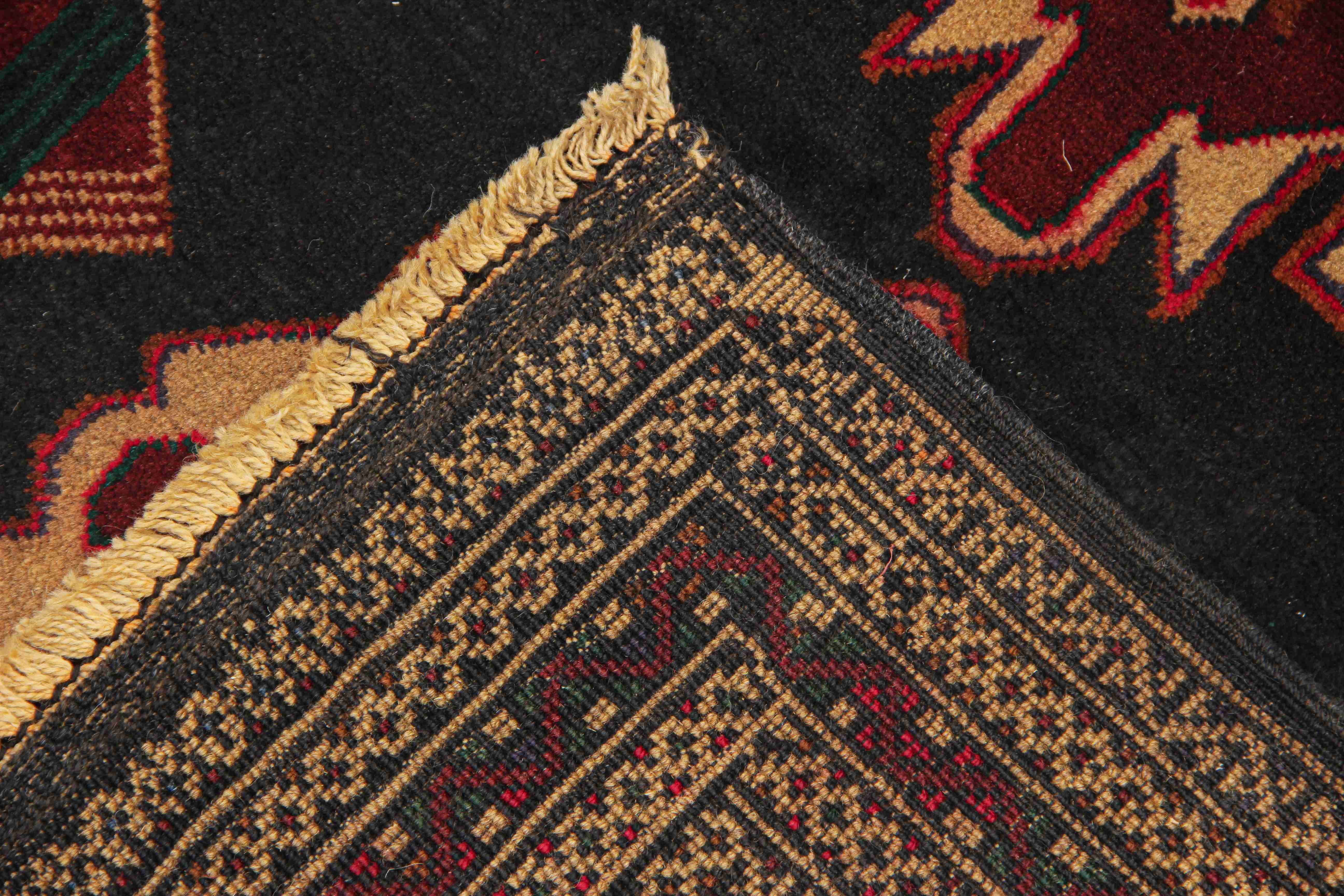 Handmade Adraskan Baluchi Afghan Rug