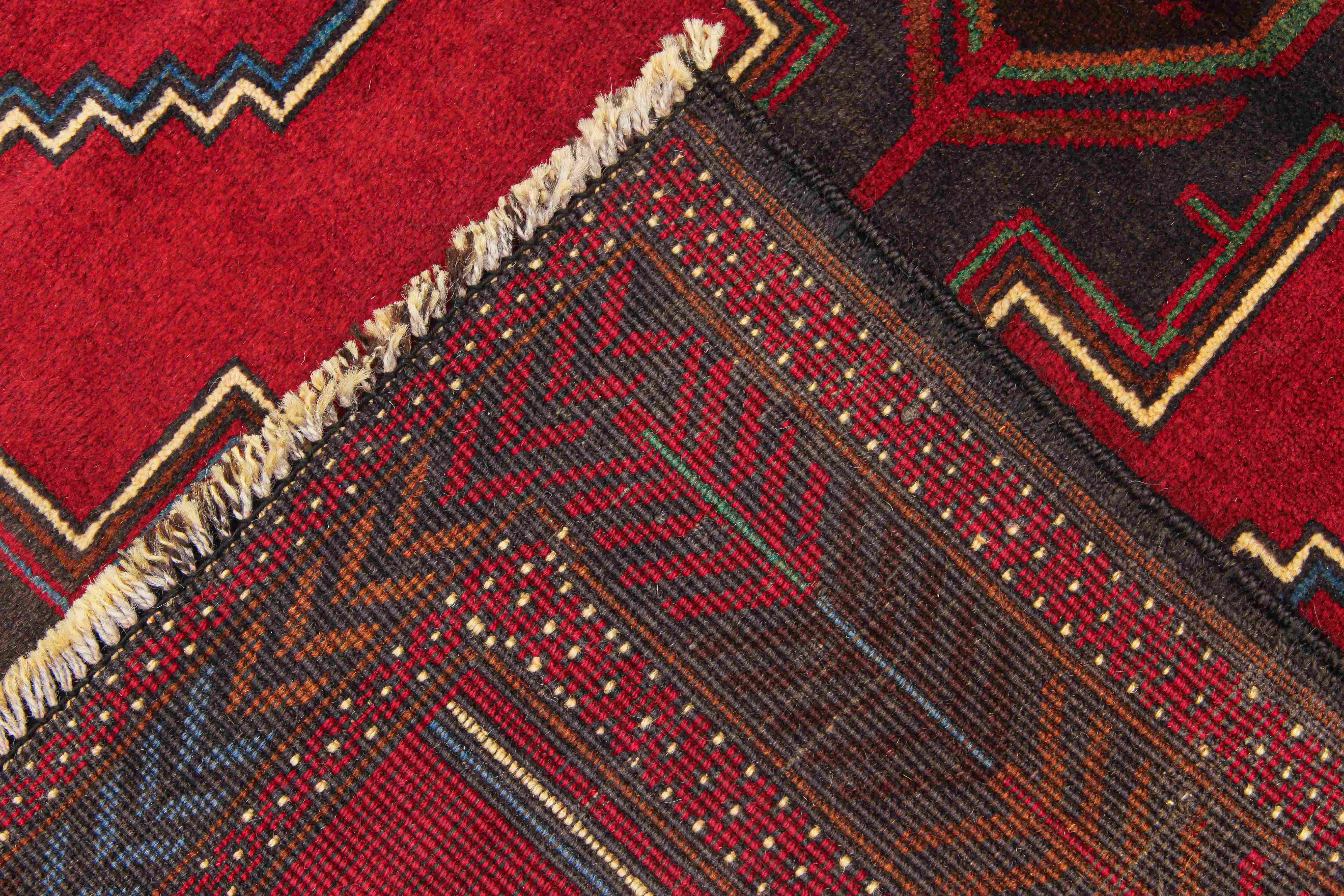 Handmade Adraskan Baluchi Afghan Rug