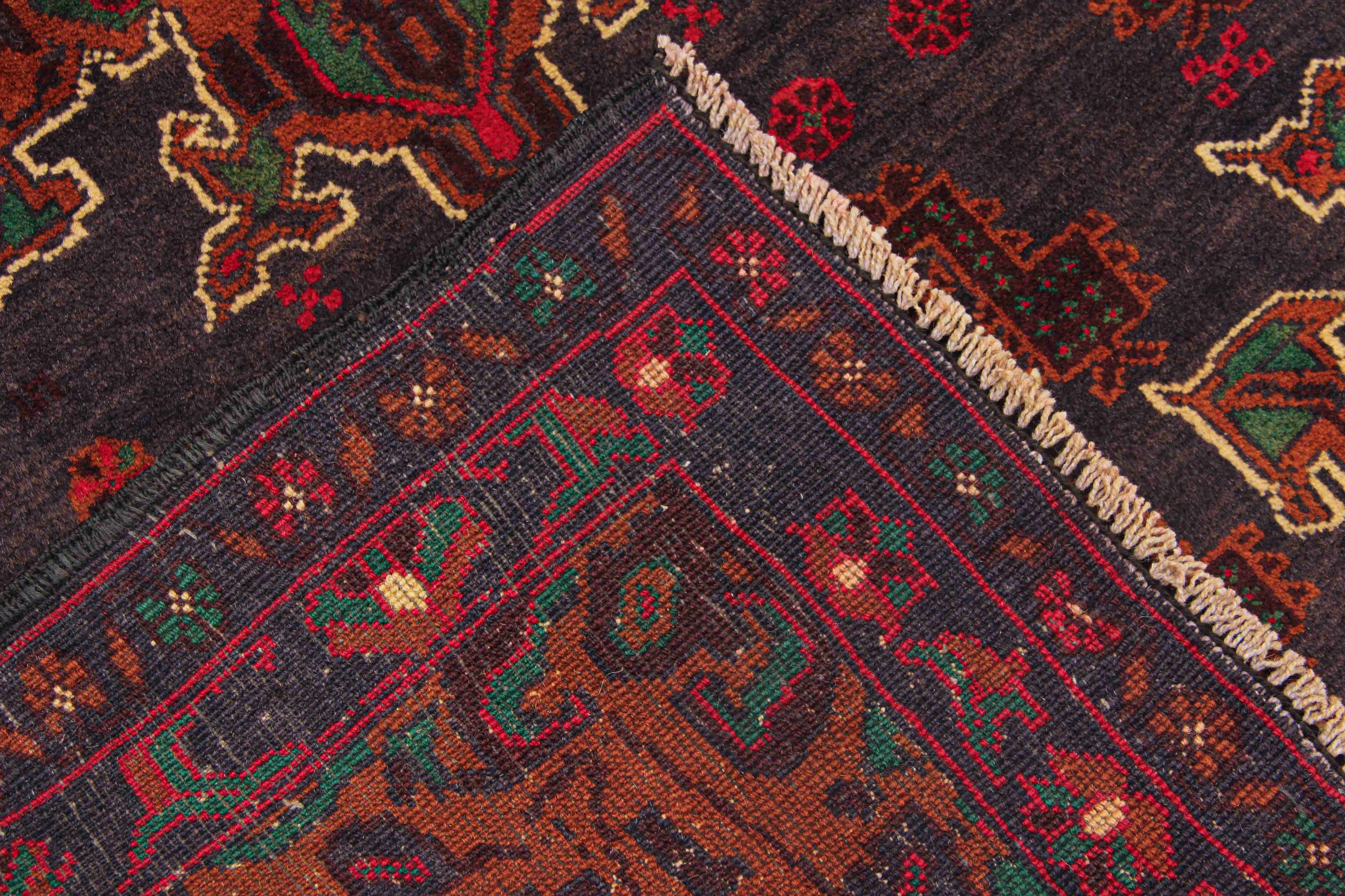 Handmade Adraskan Baluchi Afghan Rug
