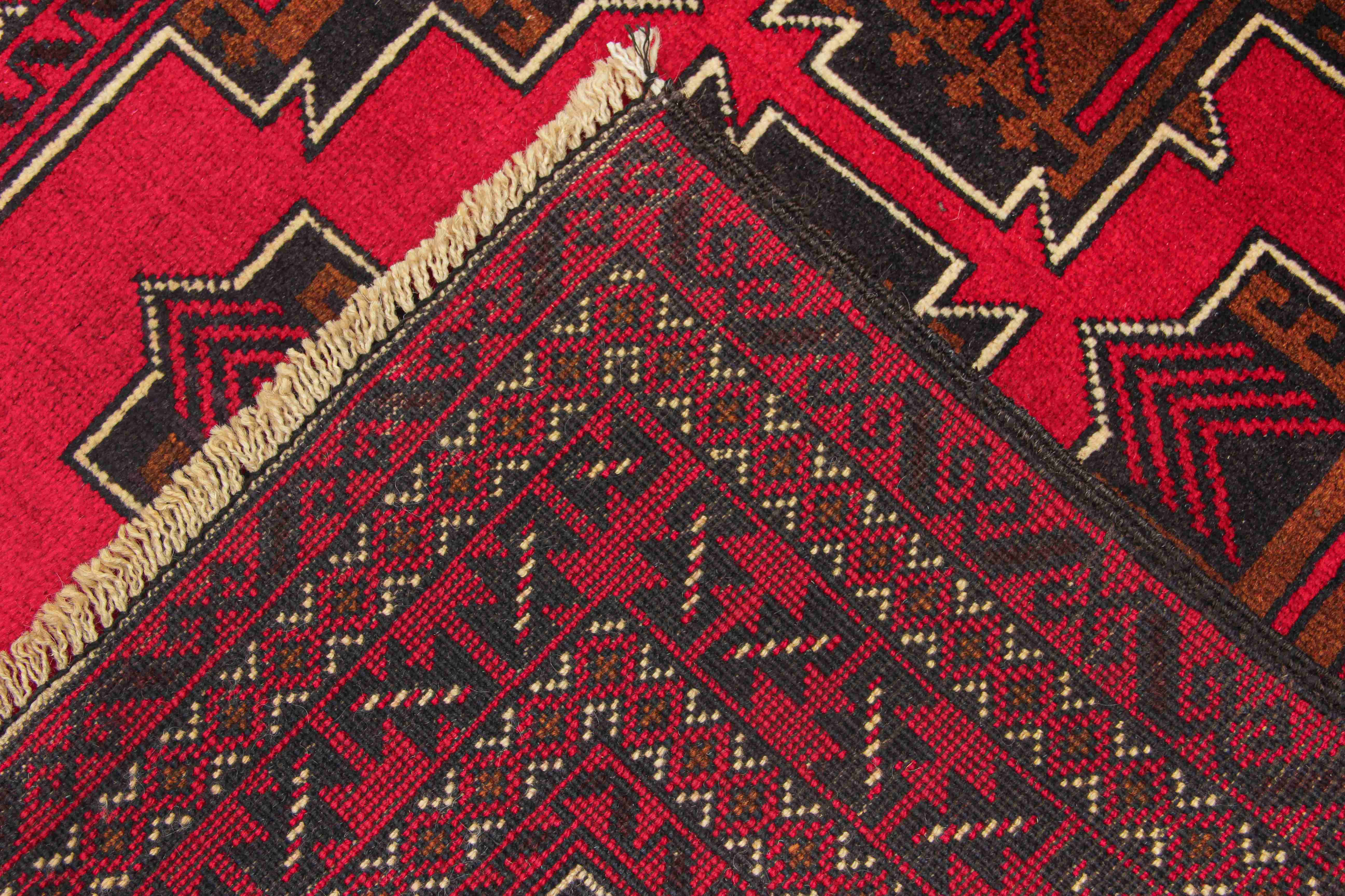 Handmade Adraskan Baluchi Afghan Rug