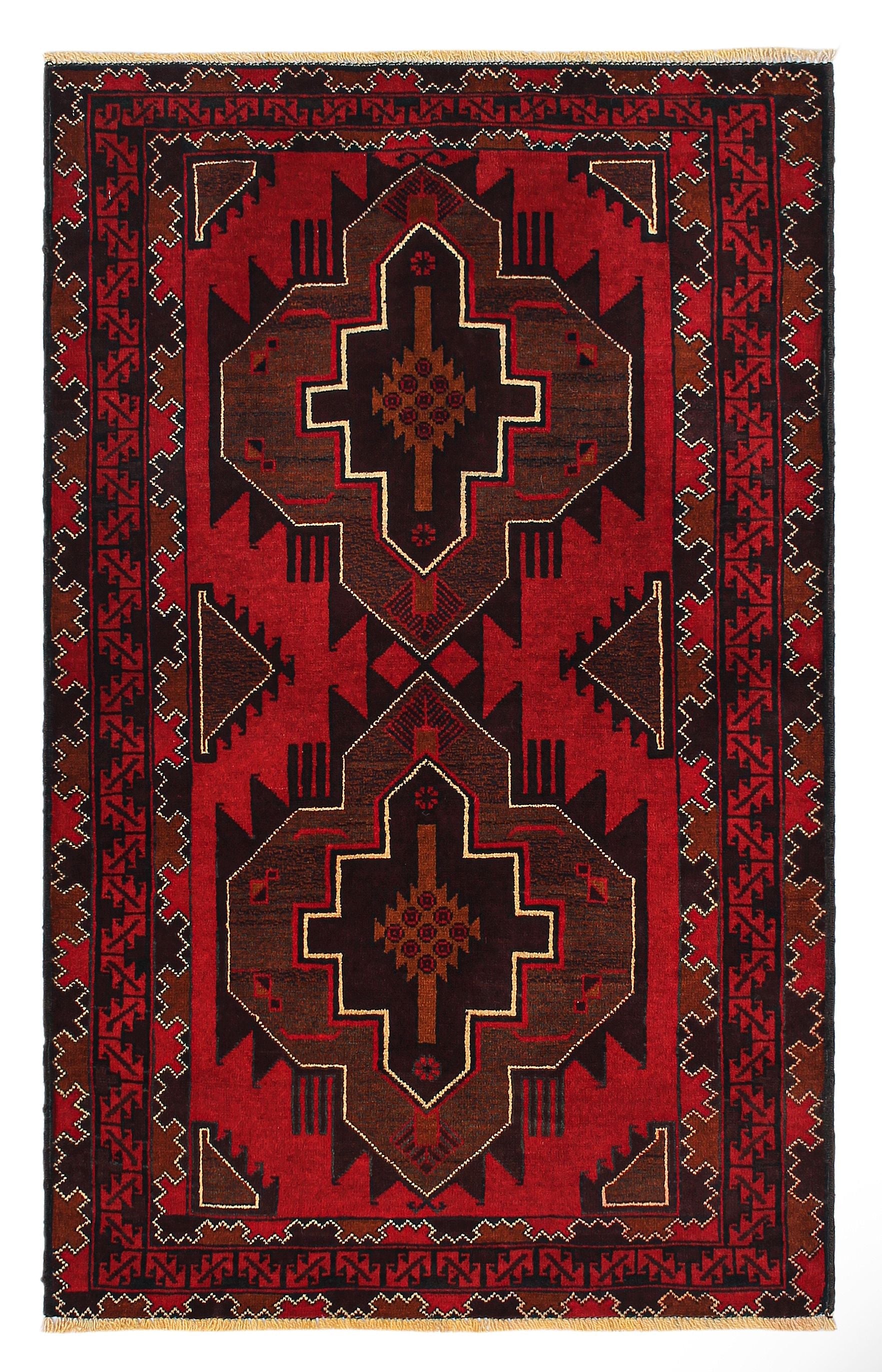 Handmade Adraskan Baluchi Afghan Rug