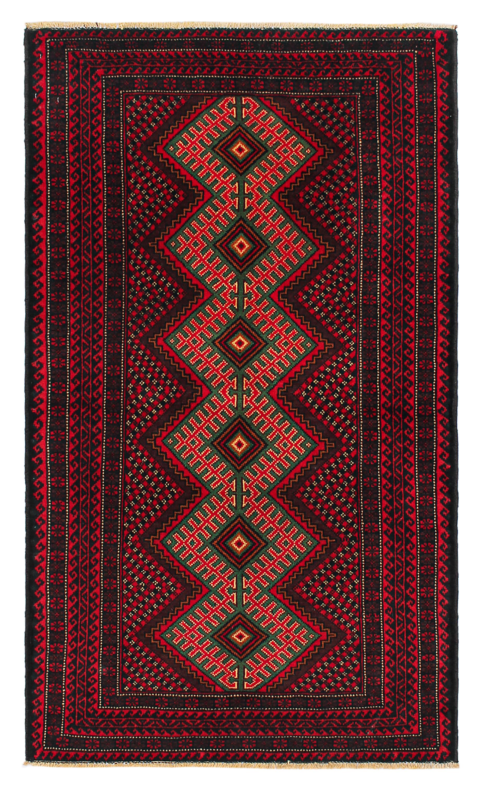 Handmade Adraskan Baluchi Afghan Rug