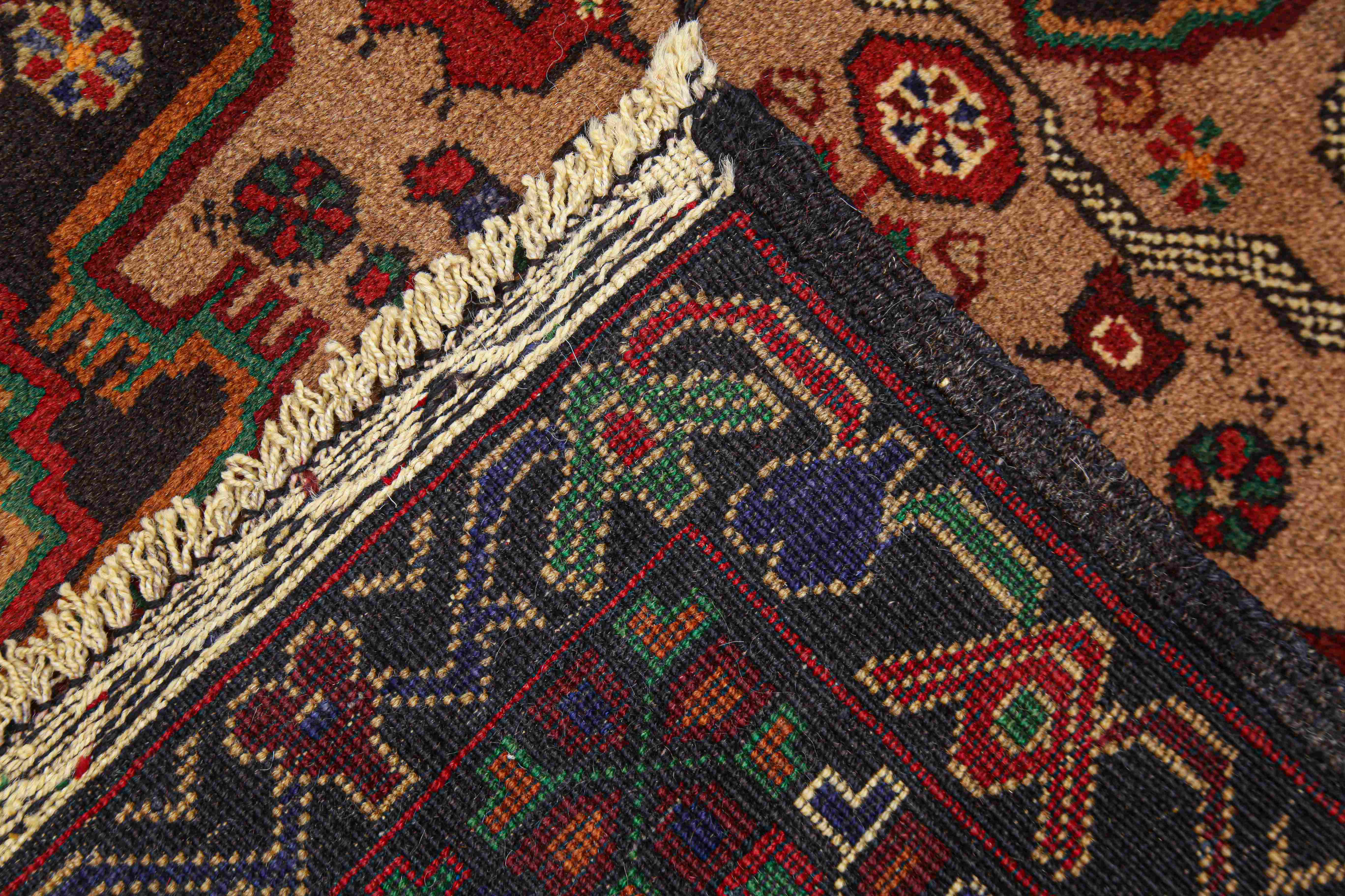 Handmade Adraskan Baluchi Afghan Rug