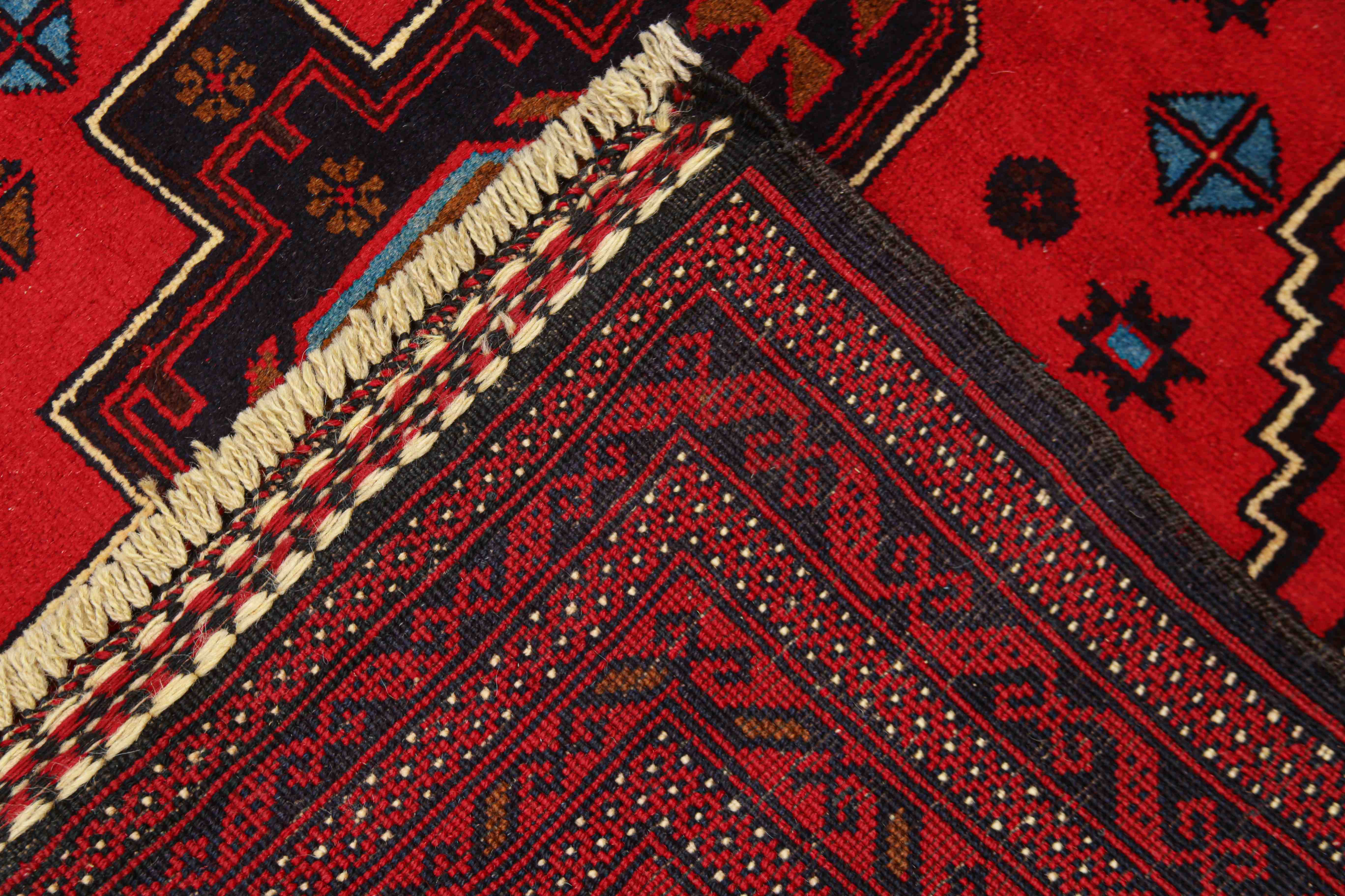 Handmade Adraskan Baluchi Afghan Rug