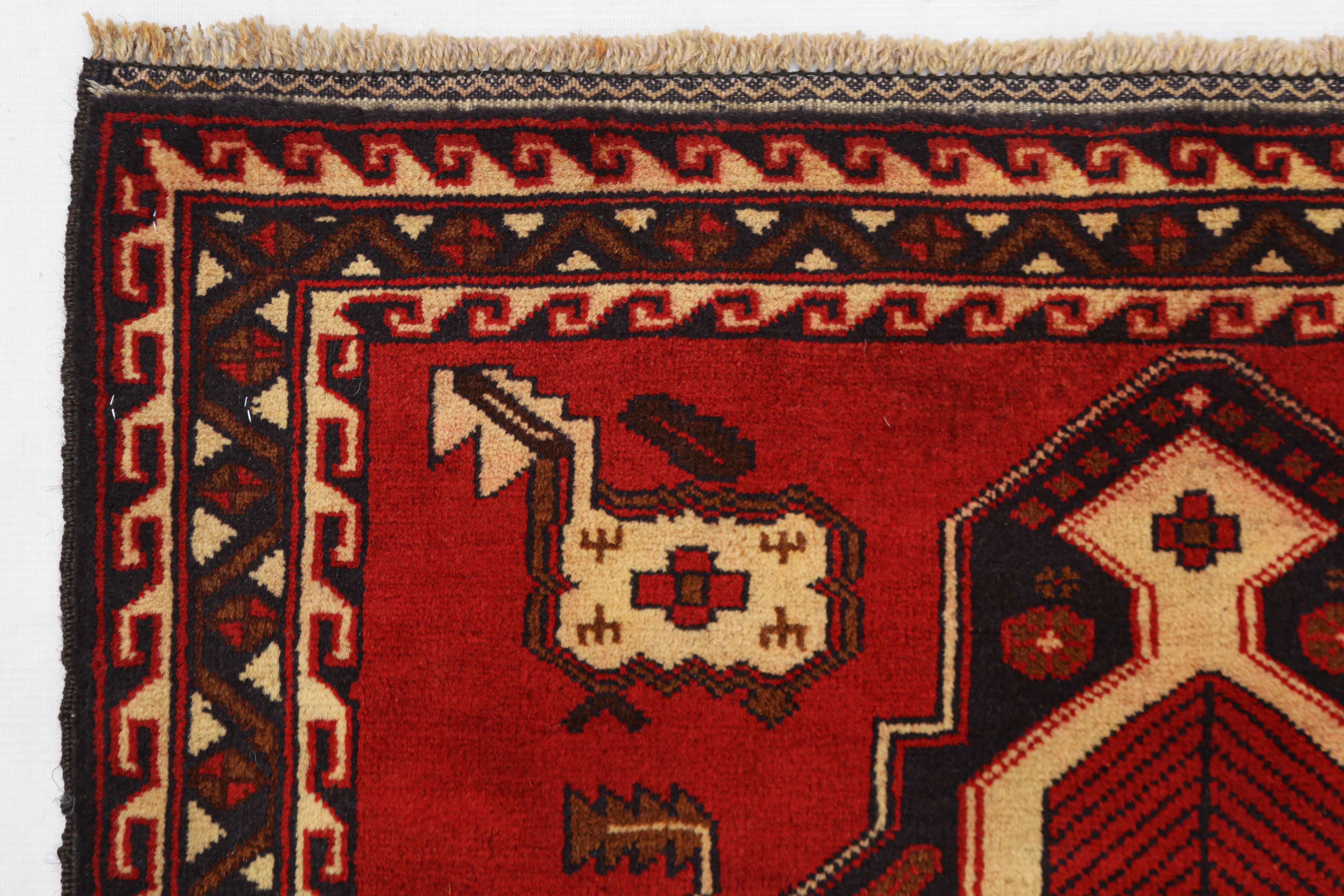 Handmade Adraskan Baluchi Afghan Rug