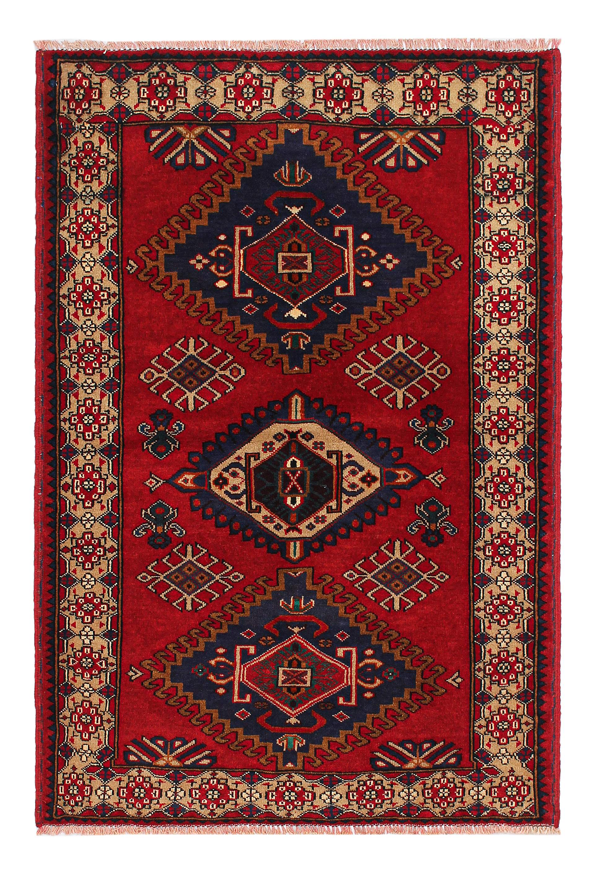 Handmade Adraskan Baluchi Afghan Rug