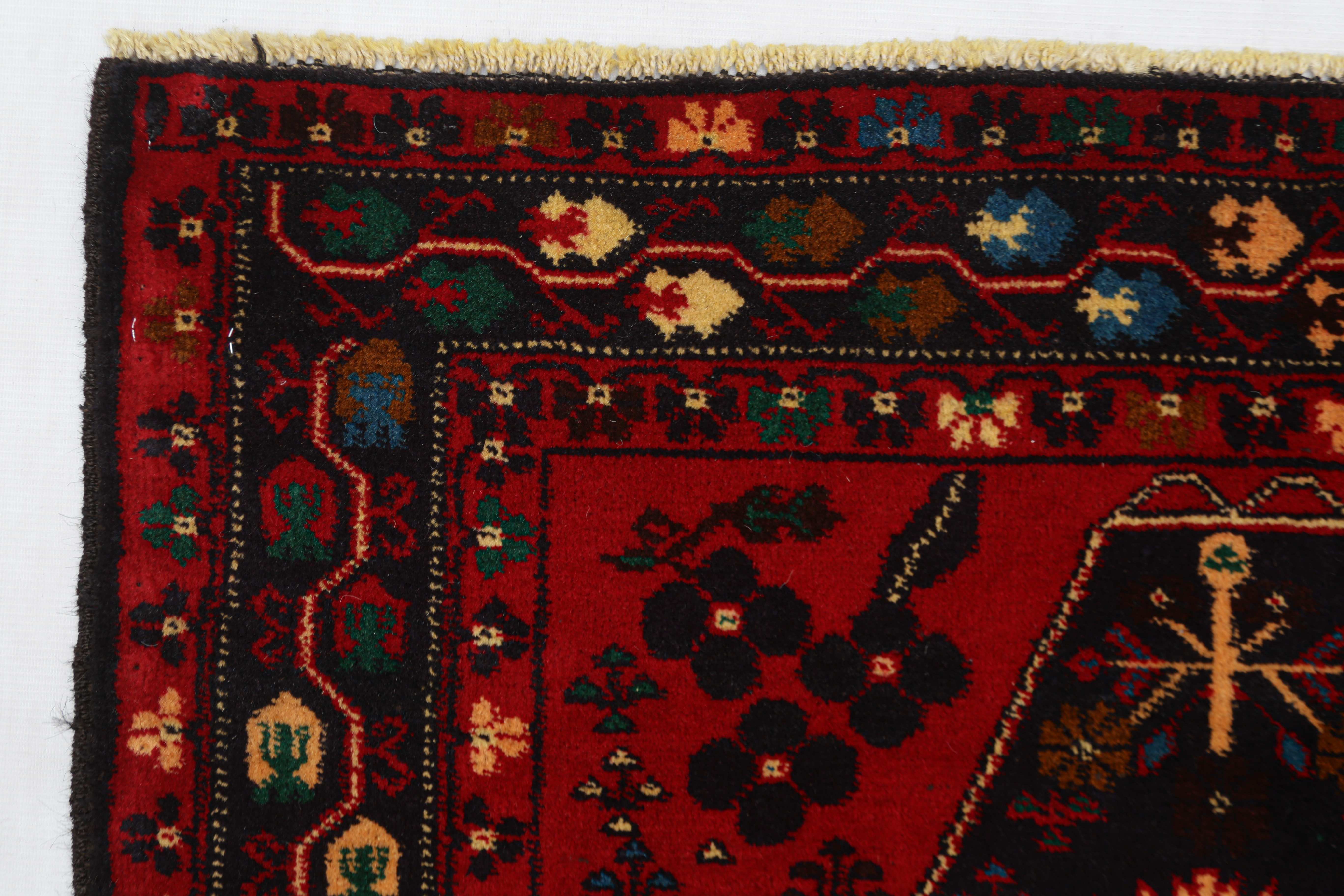 Handmade Adraskan Baluchi Afghan Rug
