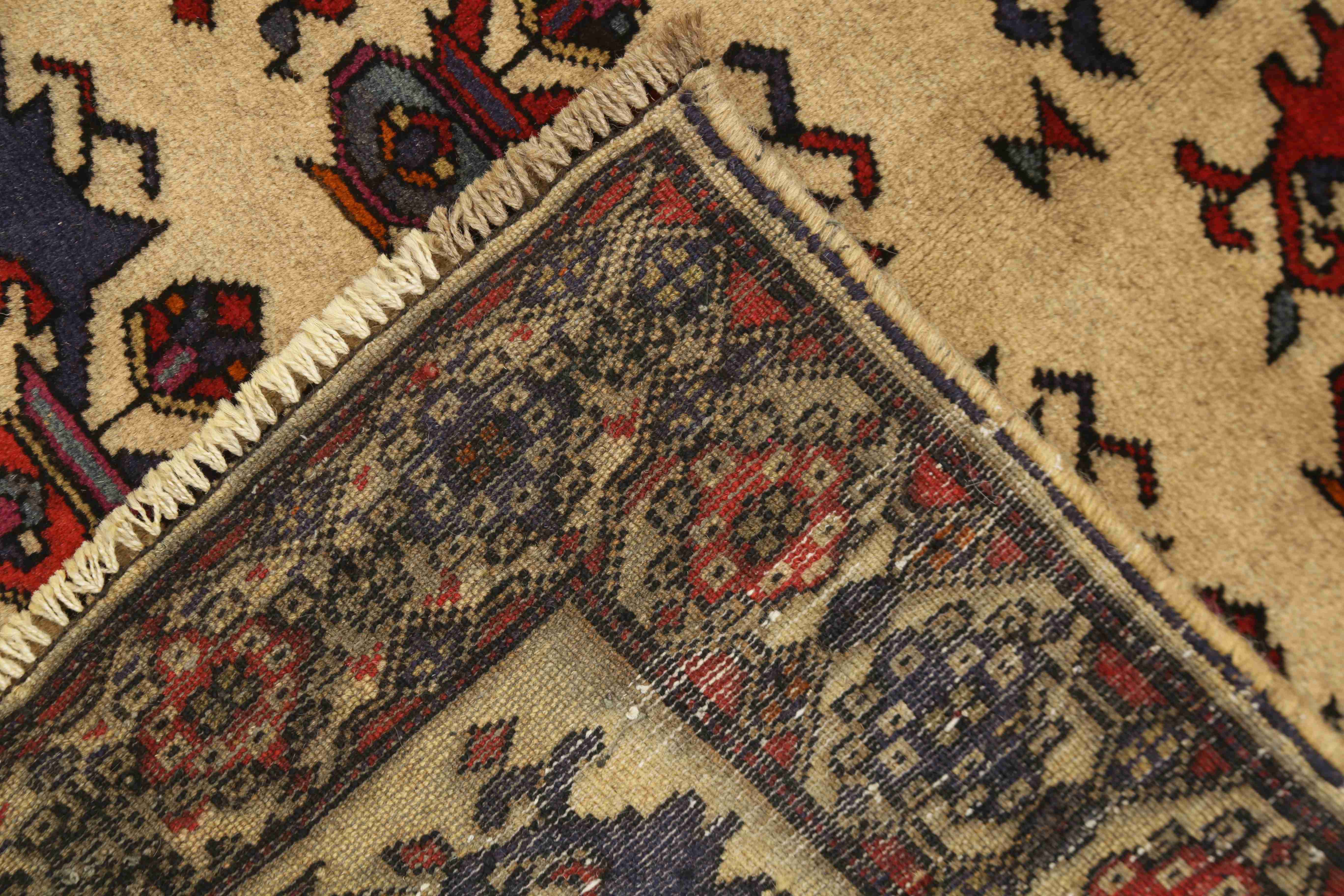 3' x 5'  Natural Handmade Adraskan Baluchi Afghan Rug Rectangular