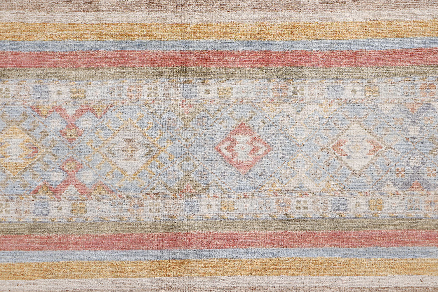 Sultani Persian Hand Knotted Wool Rug Multicolor 9' x 12'