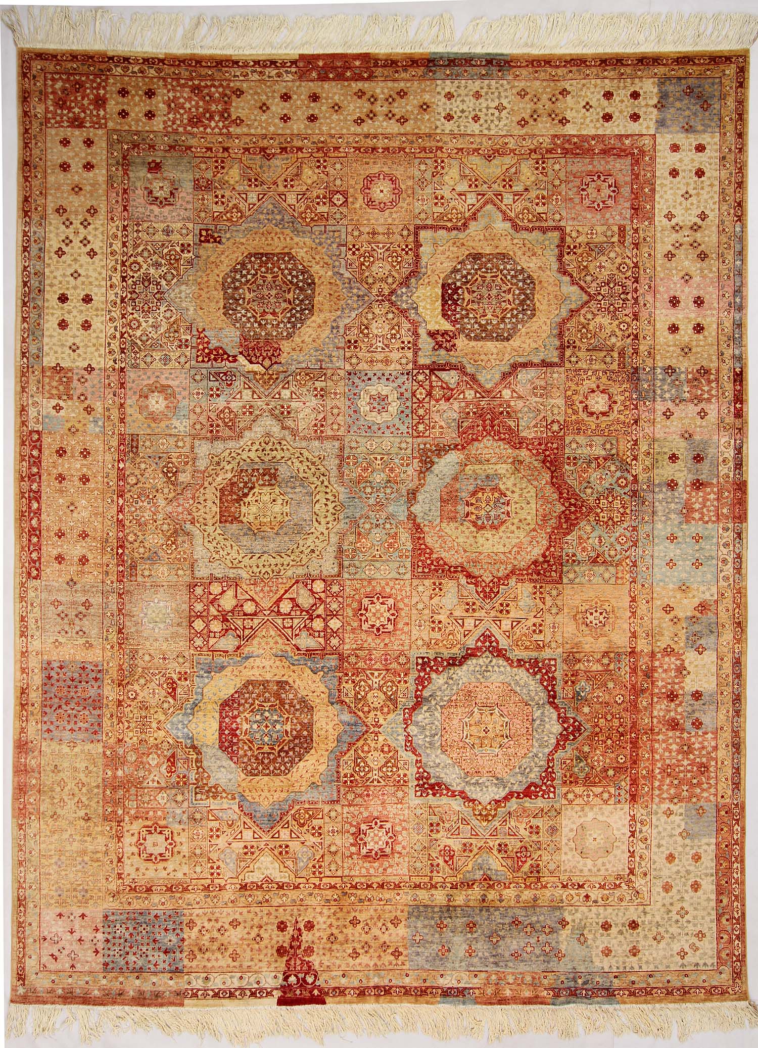 10' X 13'  Multy Handmade Persian Rug MAMLUK Rectangular