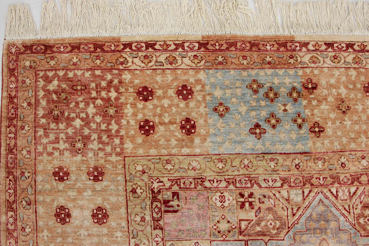 Mamluk Persian Hand Knotted Wool Rug Multicolor 9' x 12'