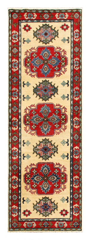 Ivory Handmade KAZAK Rug Runner