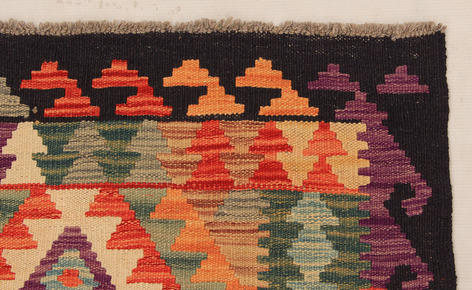 3' X 4'  Multy Handmade Veggie Dye Kilim Rug Rectangular
