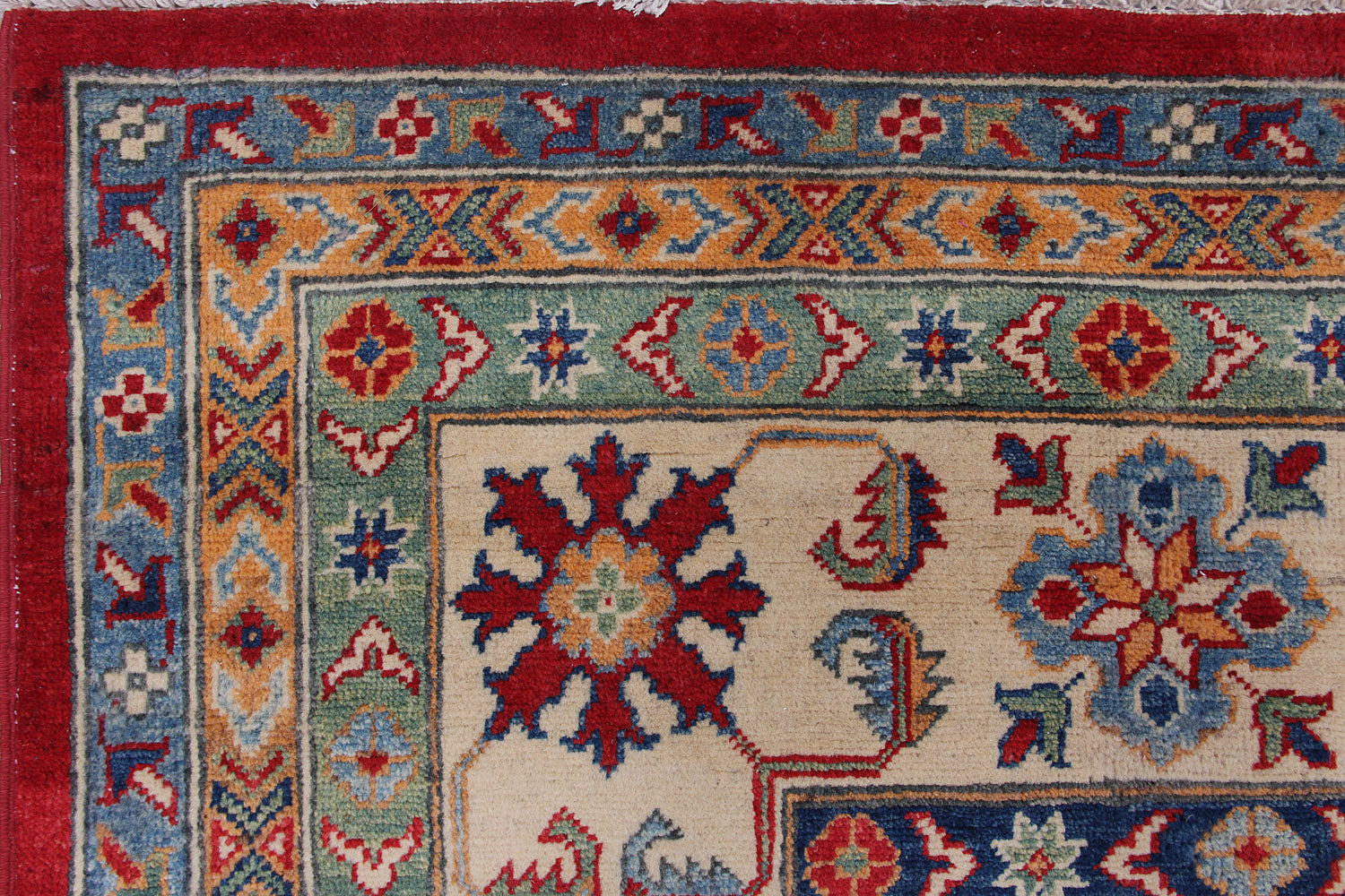 10' X 13'  Red Handmade KAZAK Rug Rectangular