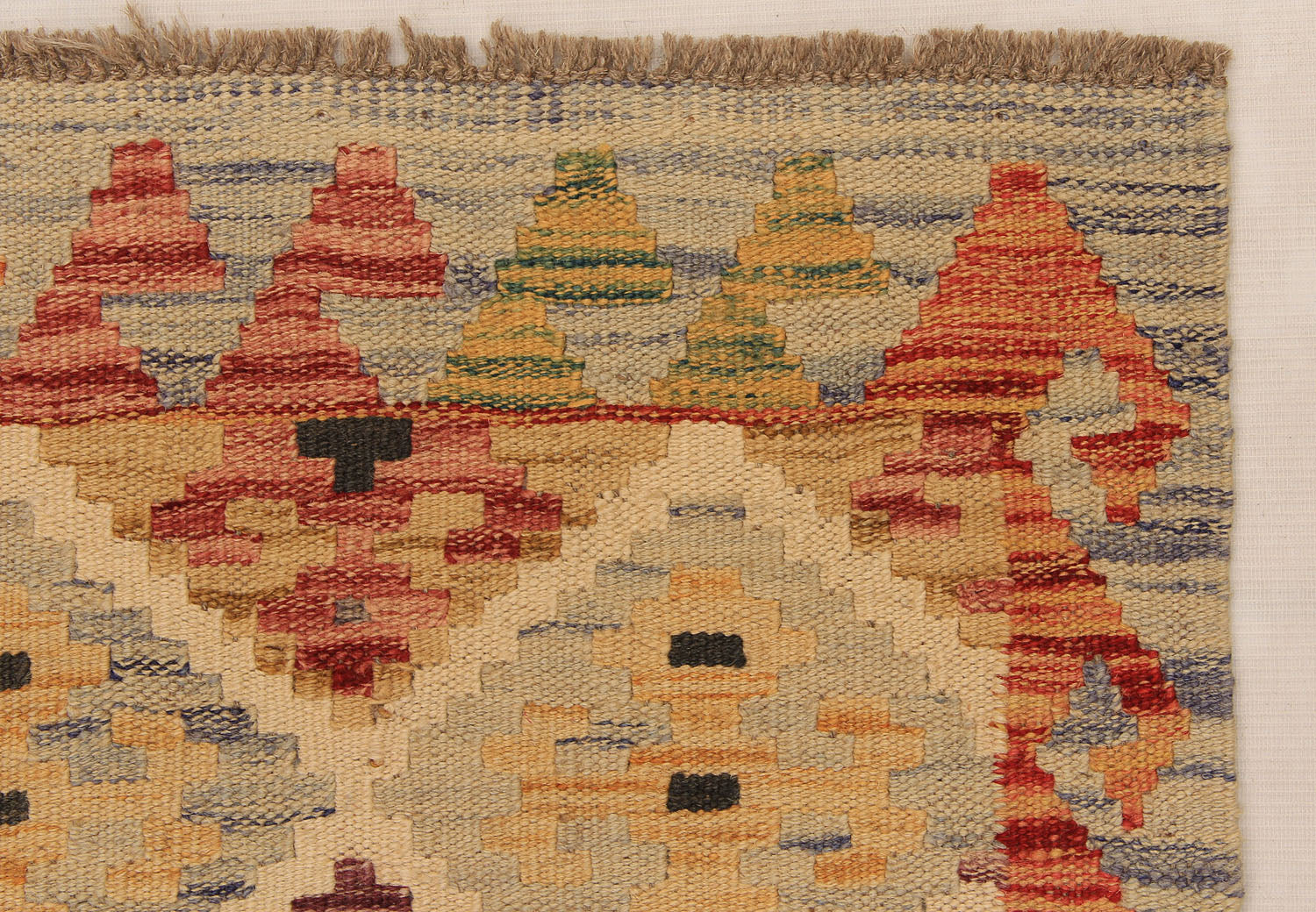 2' X 5'  Multy Handmade Veggie Dye Kilim Rug Rectangular