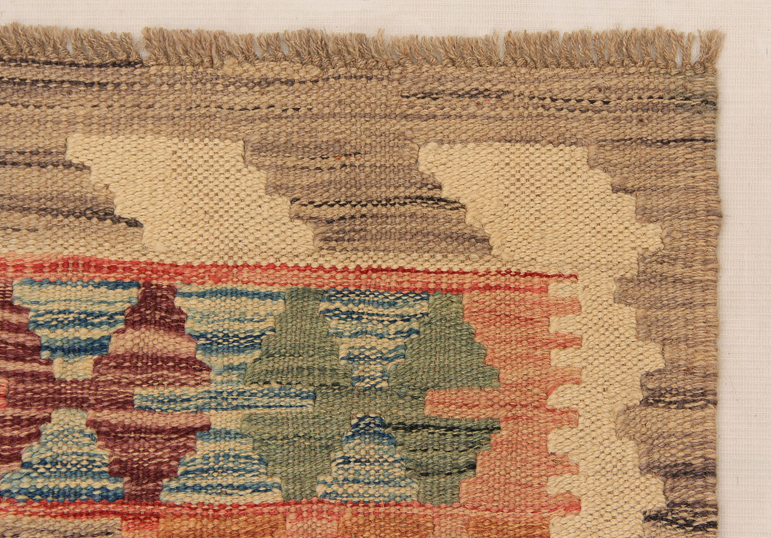 2' X 5'  Multy Handmade Veggie Dye Kilim Rug Rectangular