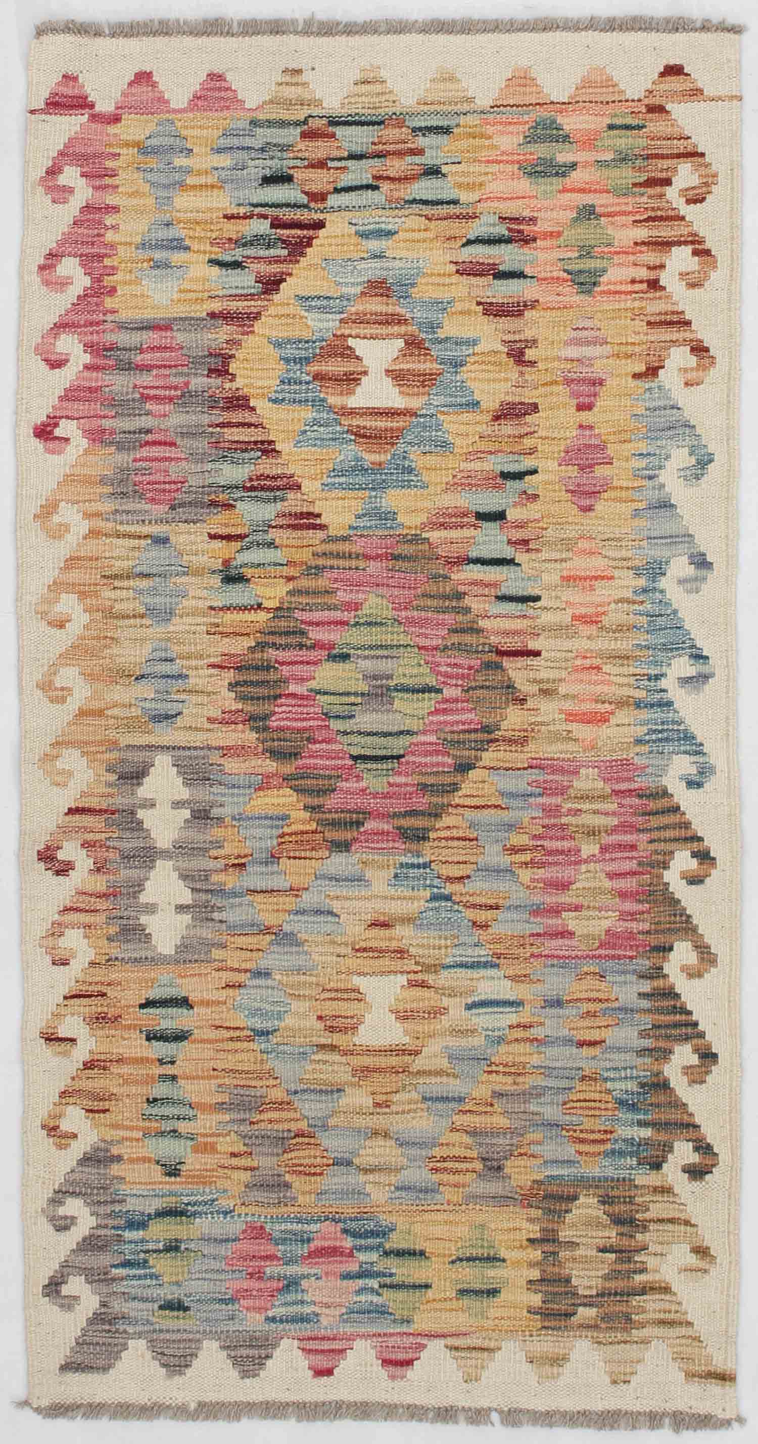 3' x 5'  Multy Handmade Veggie Dye Kilim Rug Rectangular