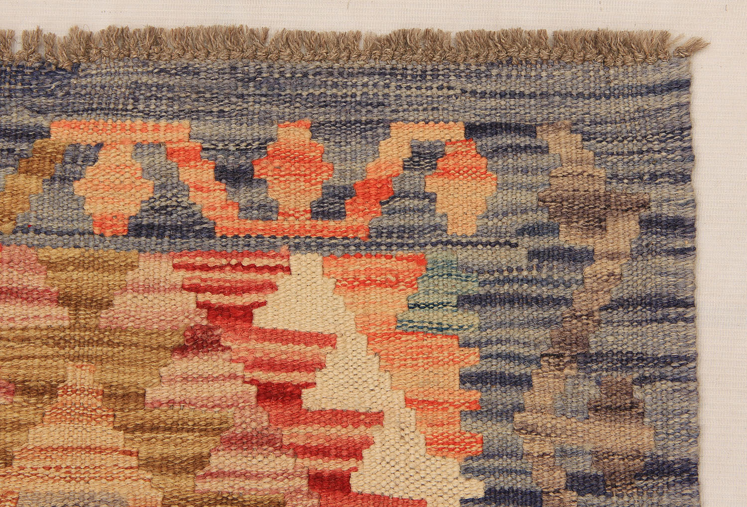 2' X 5'  Multy Handmade Veggie Dye Kilim Rug Rectangular