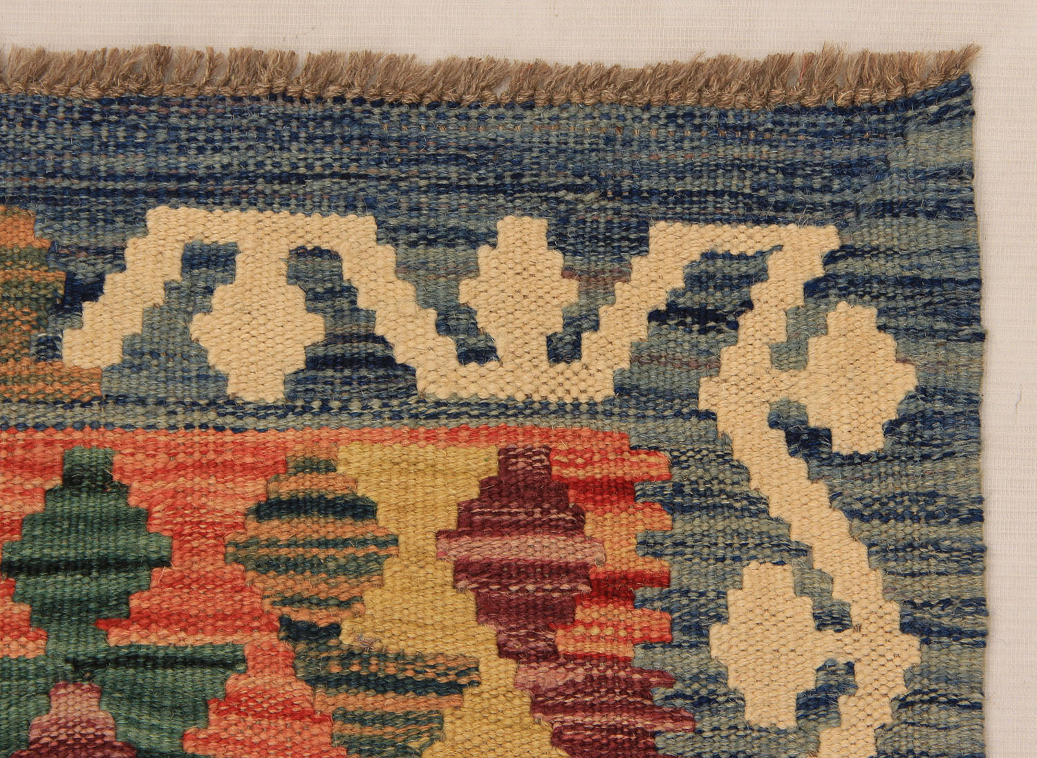 2' X 5'  Multy Handmade Veggie Dye Kilim Rug Rectangular