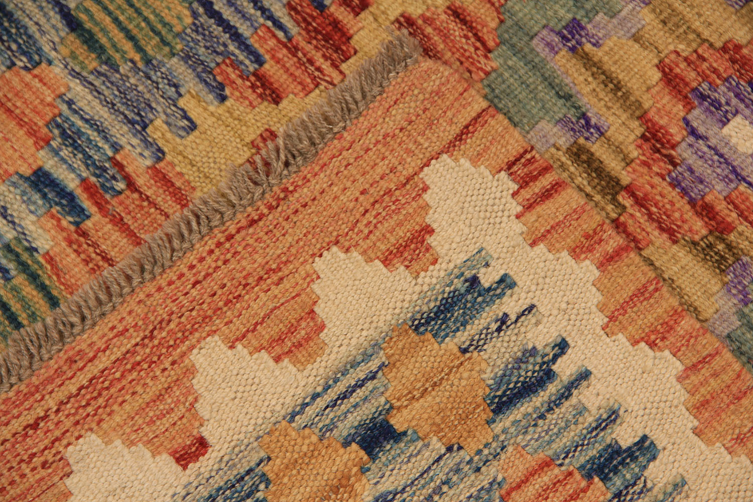 3' x 5'  Multy Handmade Veggie Dye Kilim Rug Rectangular