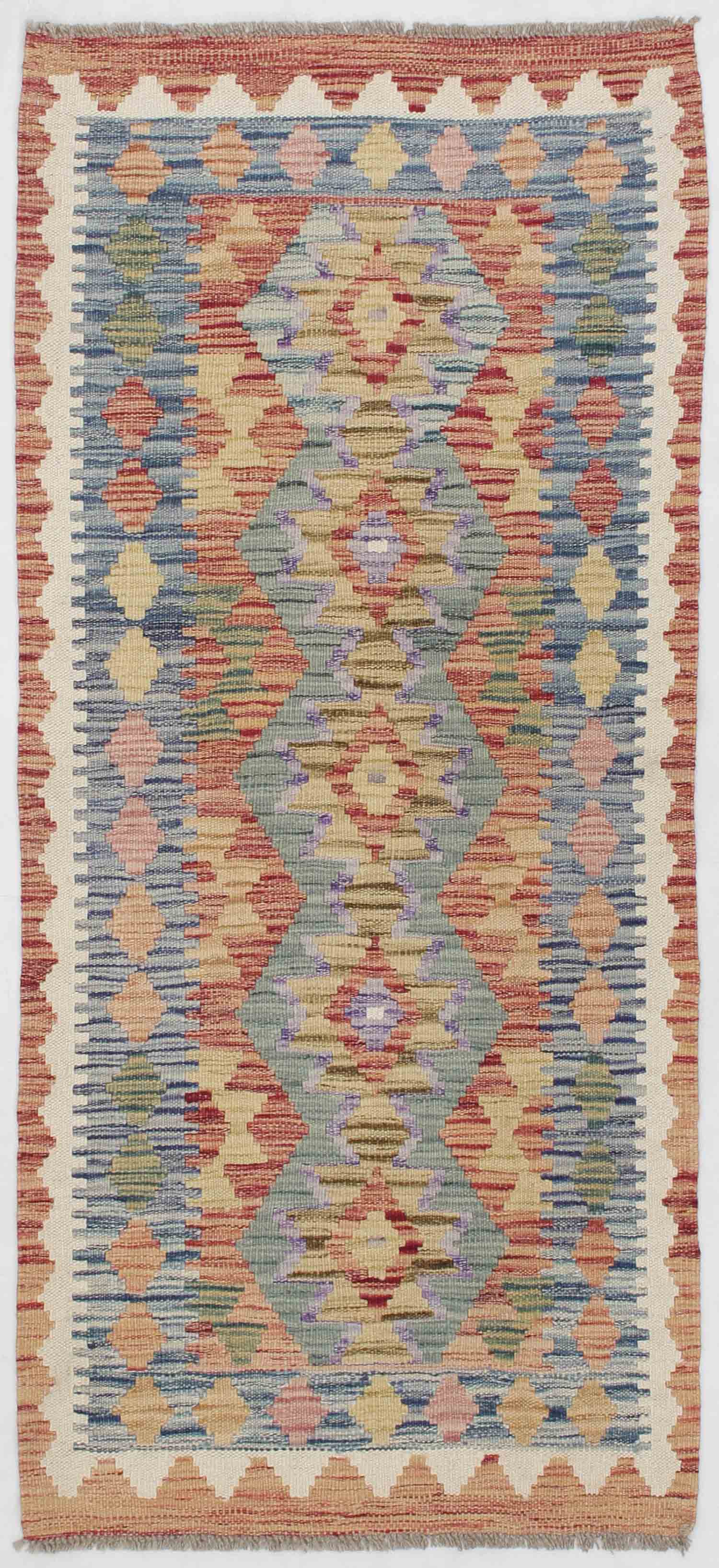 3' x 5'  Multy Handmade Veggie Dye Kilim Rug Rectangular