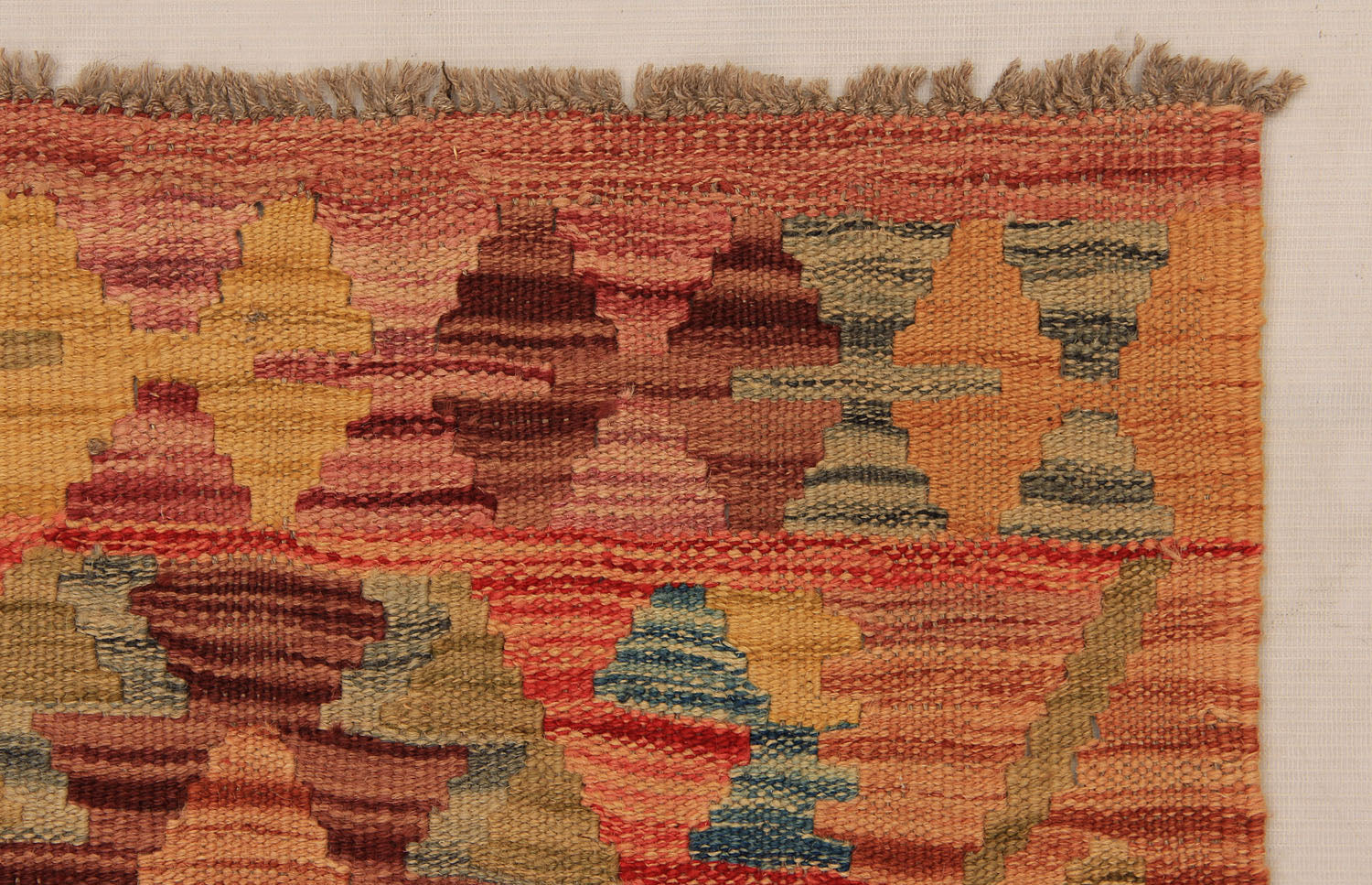 2' X 5'  Multy Handmade Veggie Dye Kilim Rug Rectangular