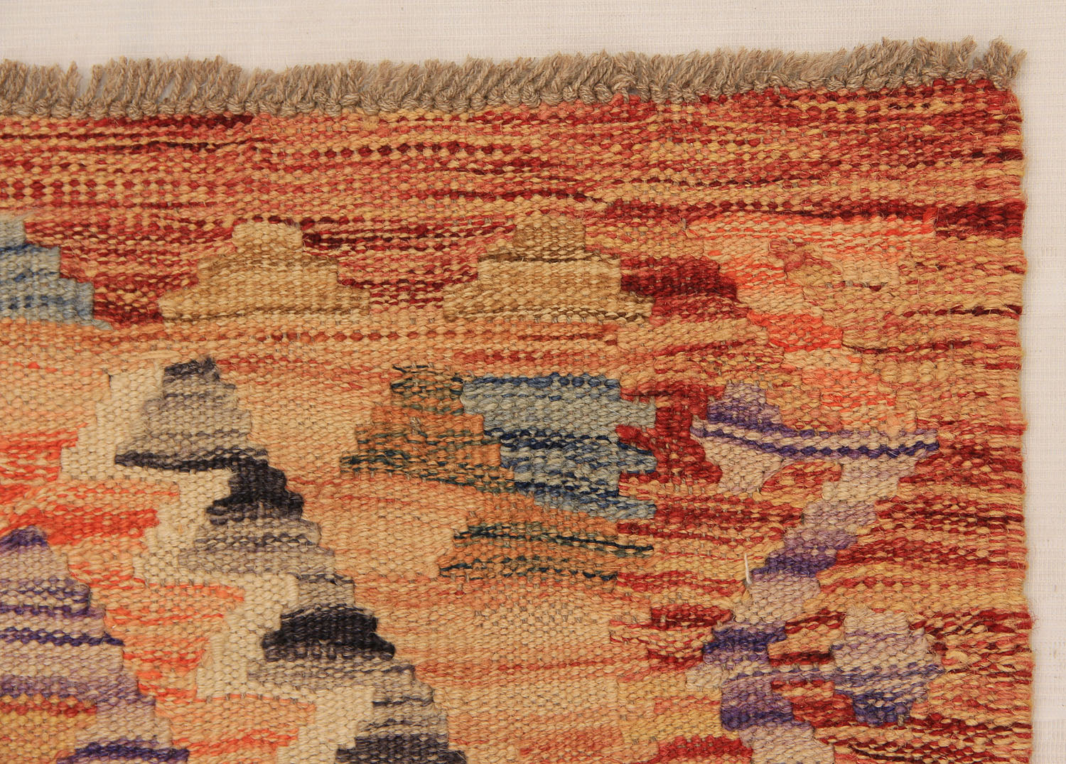 Multy Handmade Veggie Dye Kilim Rug Runner