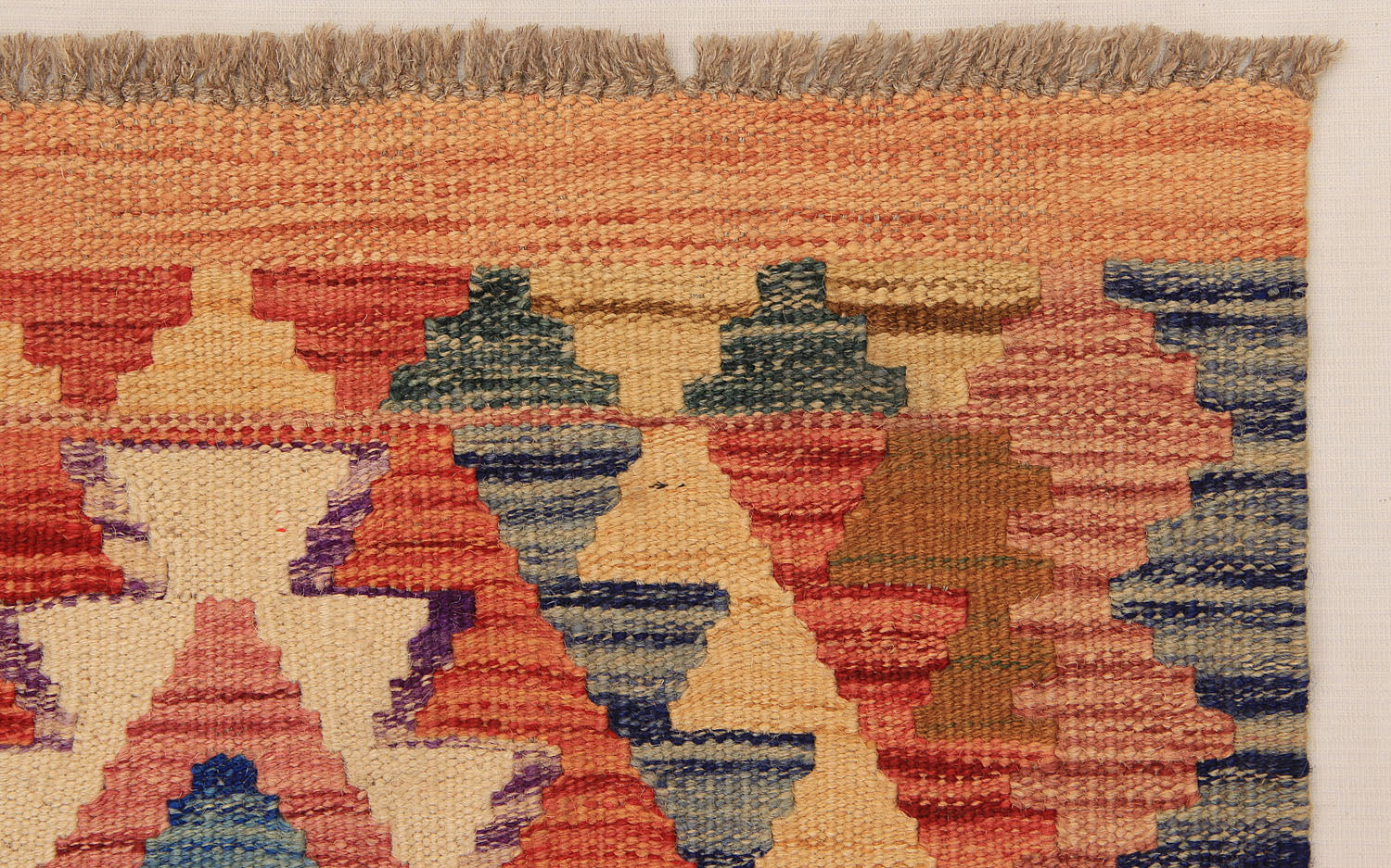 Multy Handmade Veggie Dye Kilim Rug Rectangular
