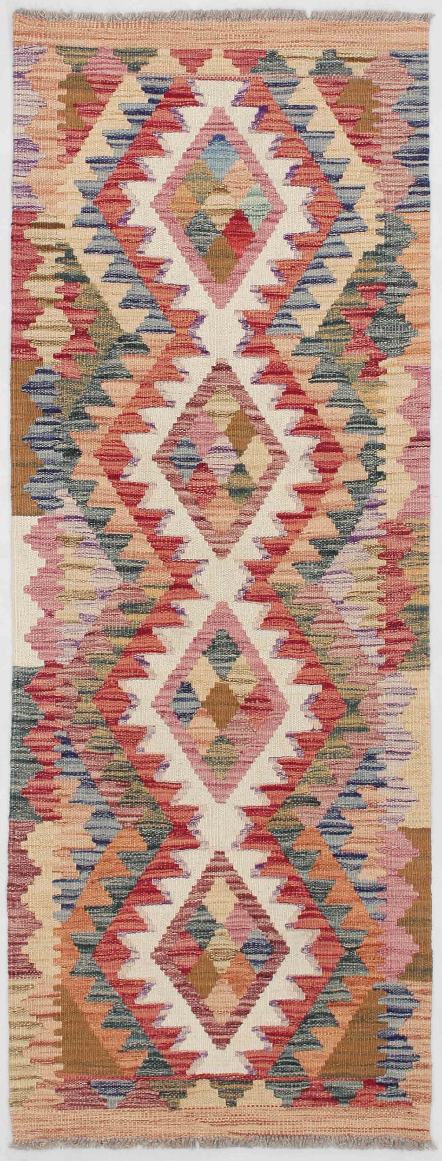 Multy Handmade Veggie Dye Kilim Rug Rectangular