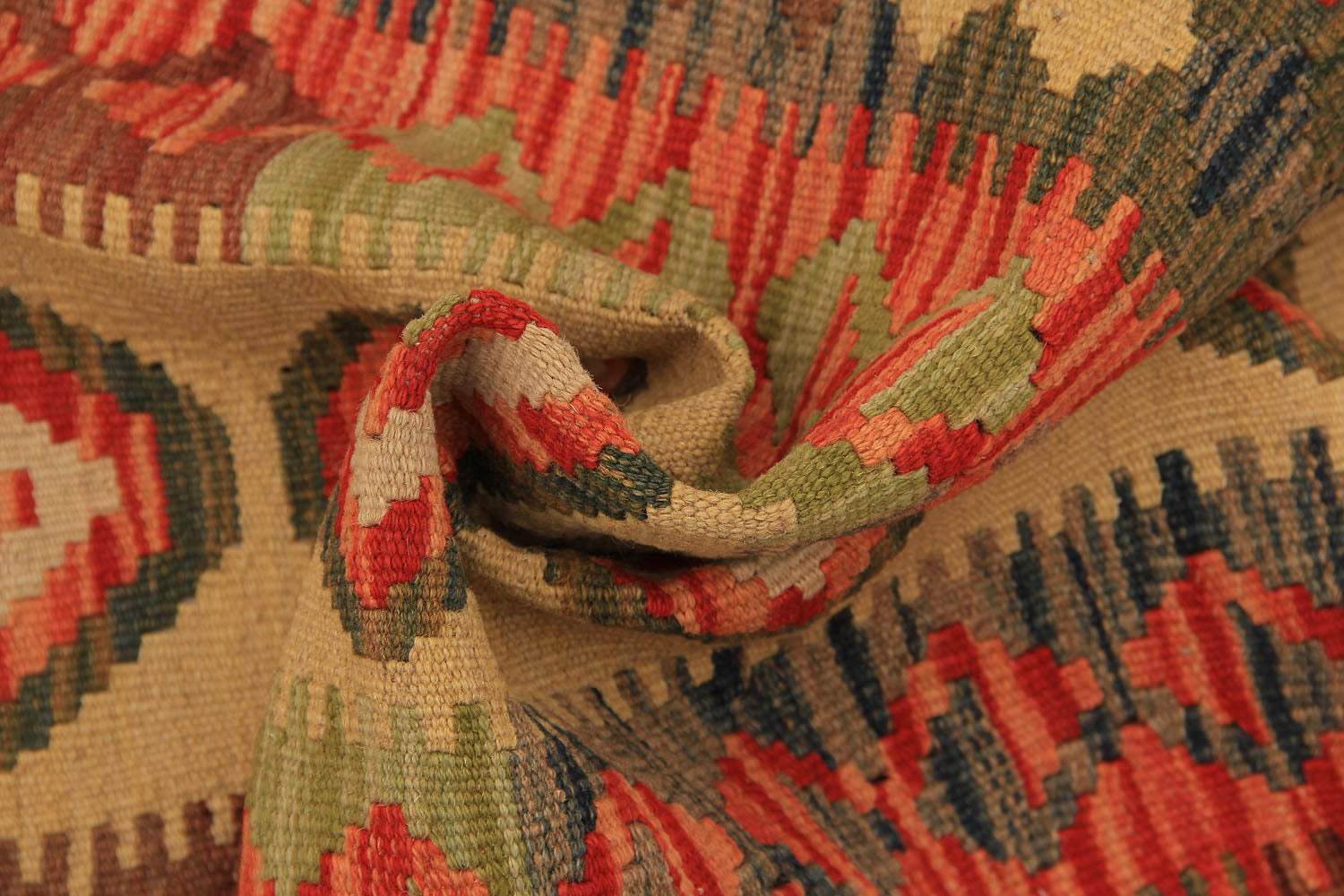 Multy Handmade Veggie Dye Kilim Rug Runner
