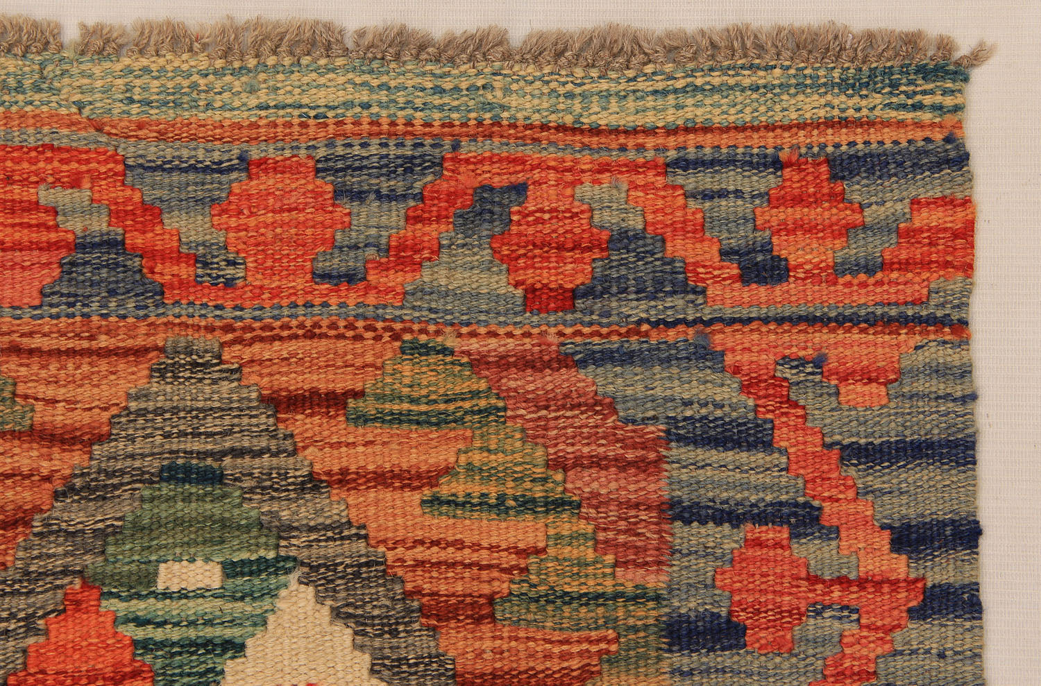 2' 6" x 6'  Multy Handmade Veggie Dye Kilim Rug Runner