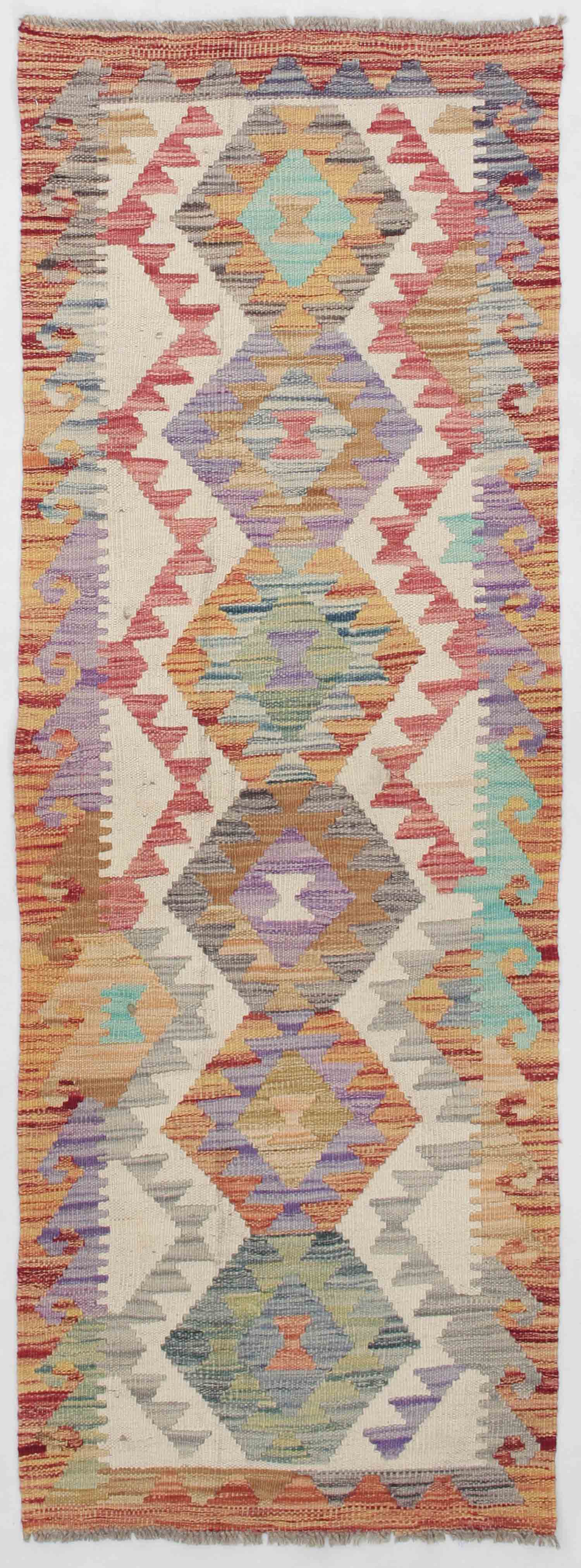 Multy Handmade Veggie Dye Kilim Rug Rectangular