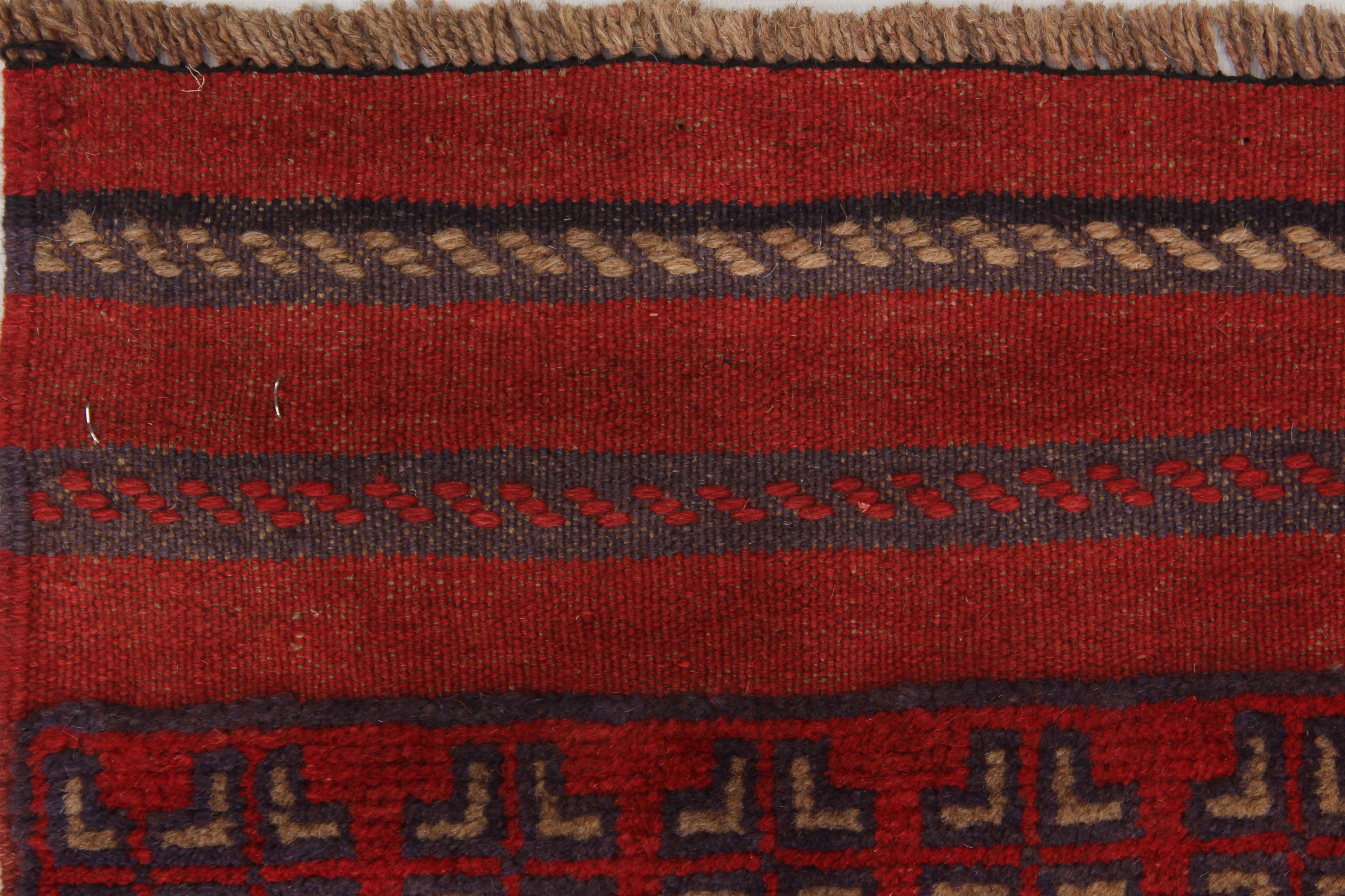 2' 6" x 8'  Multy Handmade Mashwani Afghan Rug Runner