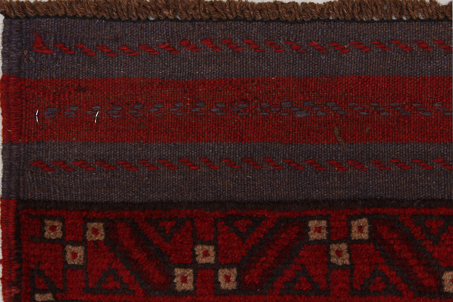 2' 6" x 8'  Multy Handmade Mashwani Afghan Rug Runner