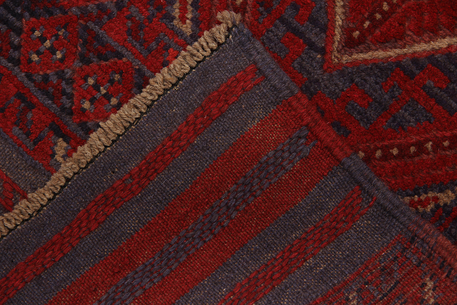Multy Handmade Mashwani Afghan Rug Rectangular