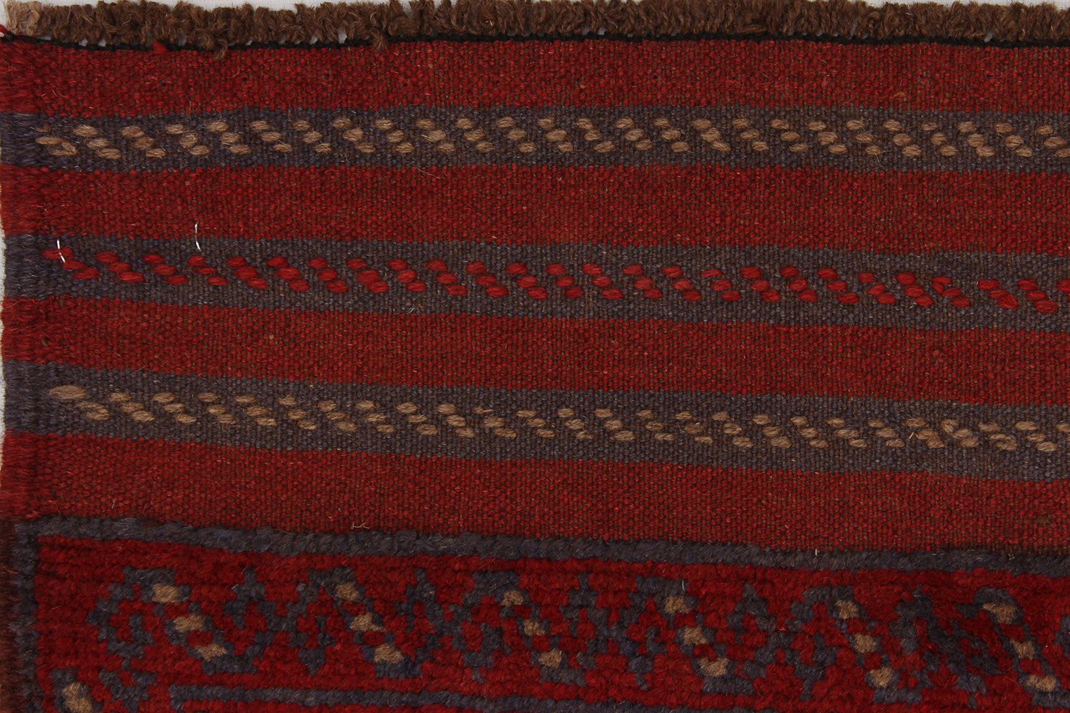 2' 6" x 8'  Multy Handmade Mashwani Afghan Rug Runner