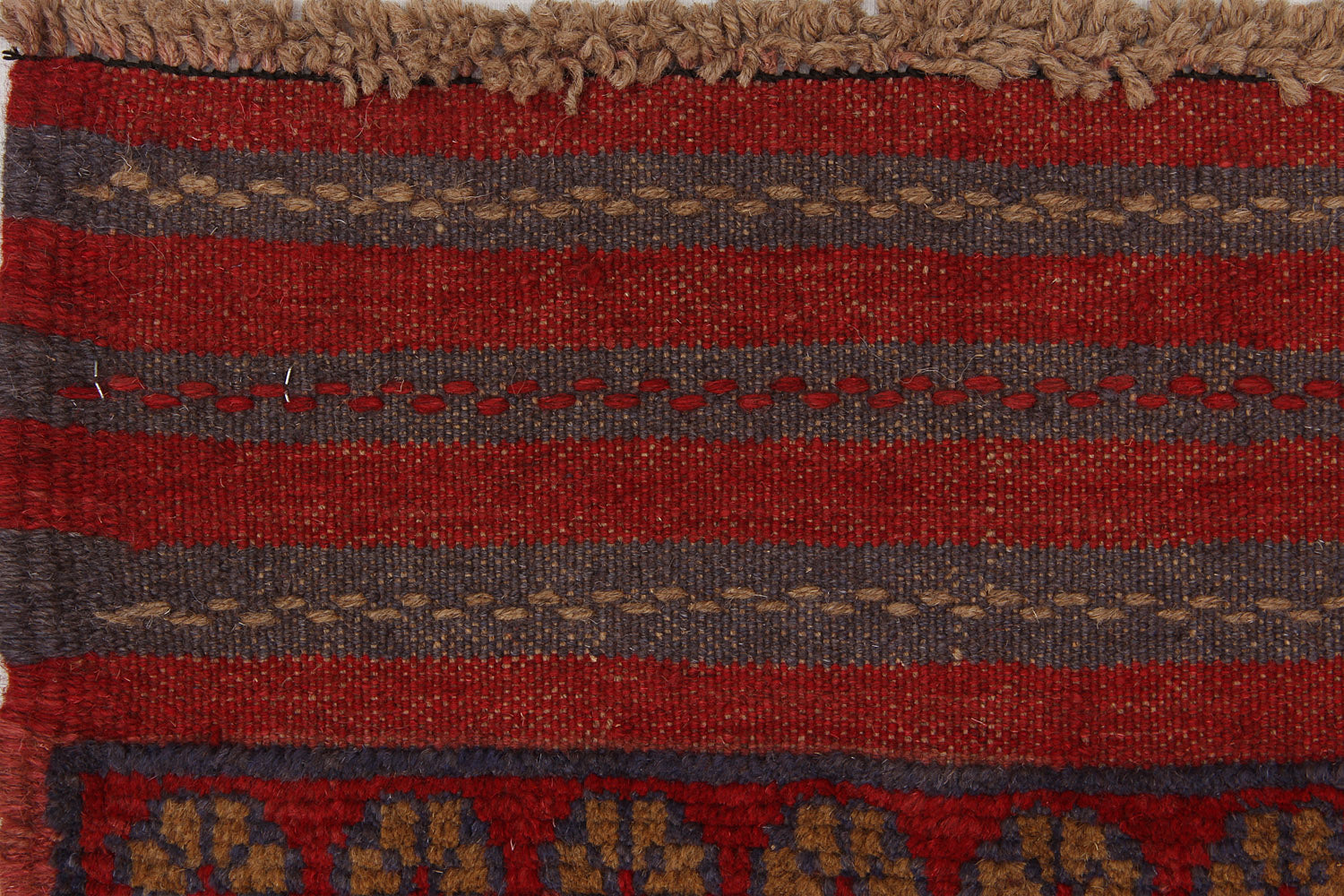 2' 6" x 8'  Multy Handmade Mashwani Afghan Rug Runner